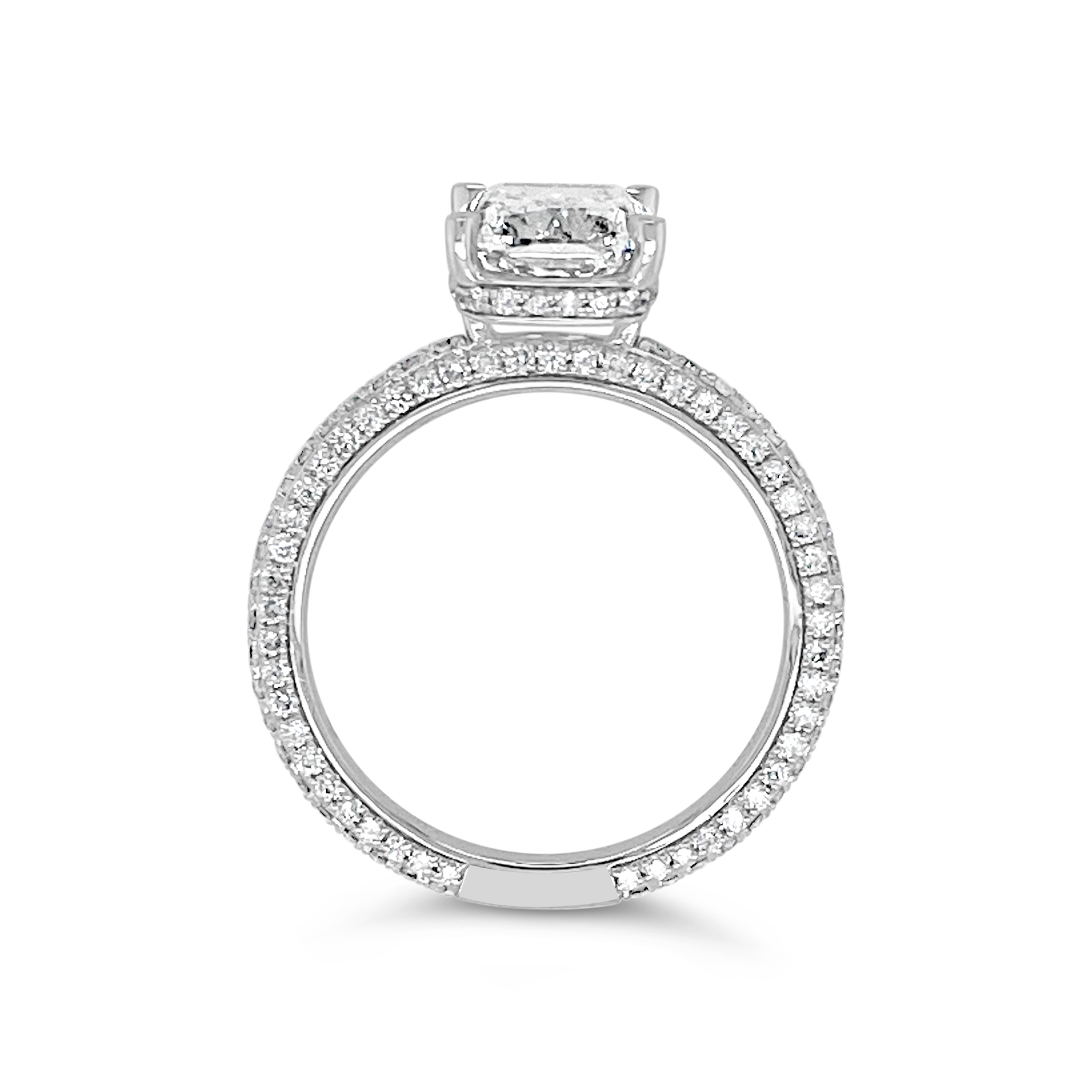 Yes by Martin Binder LAB-GROWN Cushion Diamond Engagement Ring (3.33 ct. tw.)