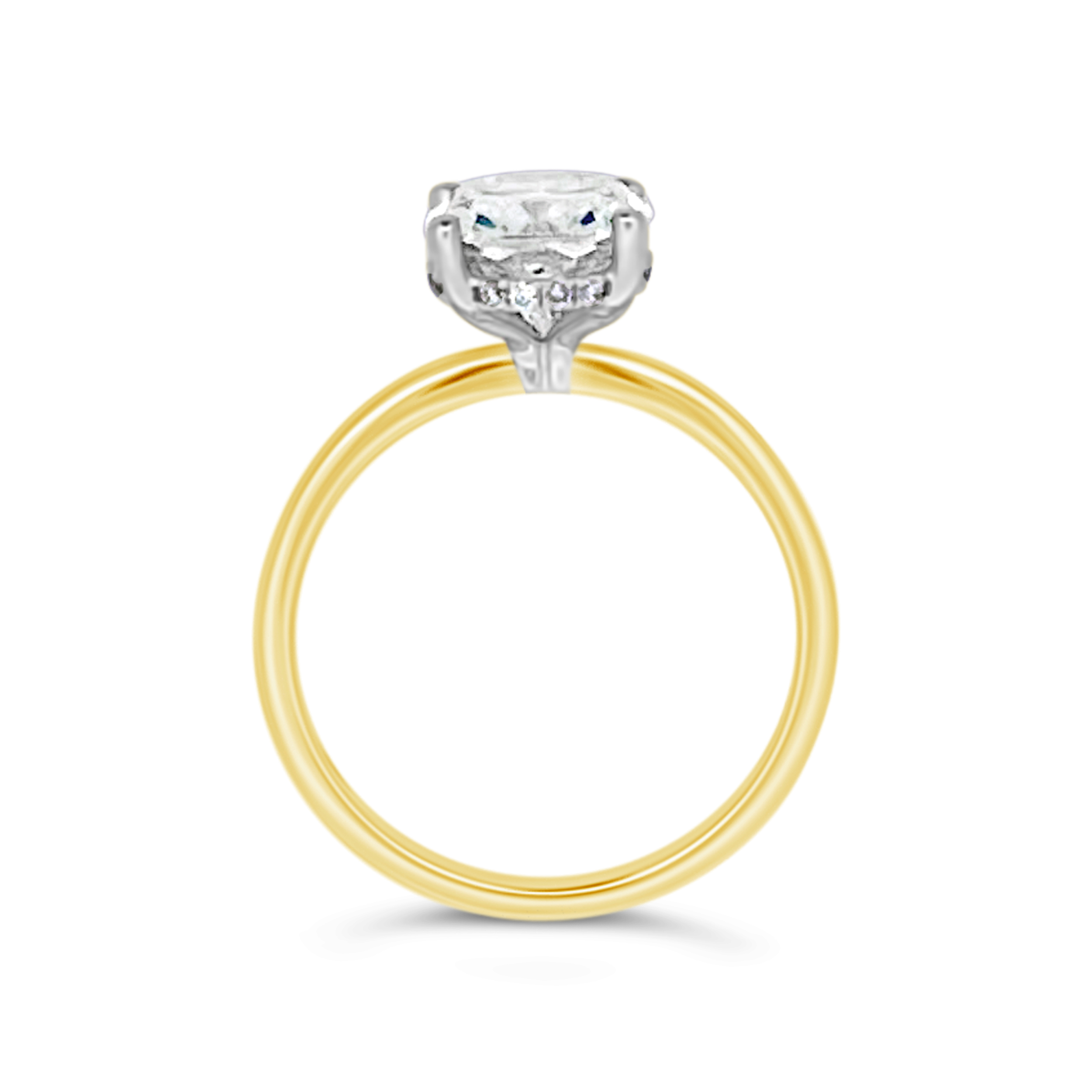 Yes By Martin Binder Oval Solitaire Engagement Ring (2.11 Ct. Tw.)