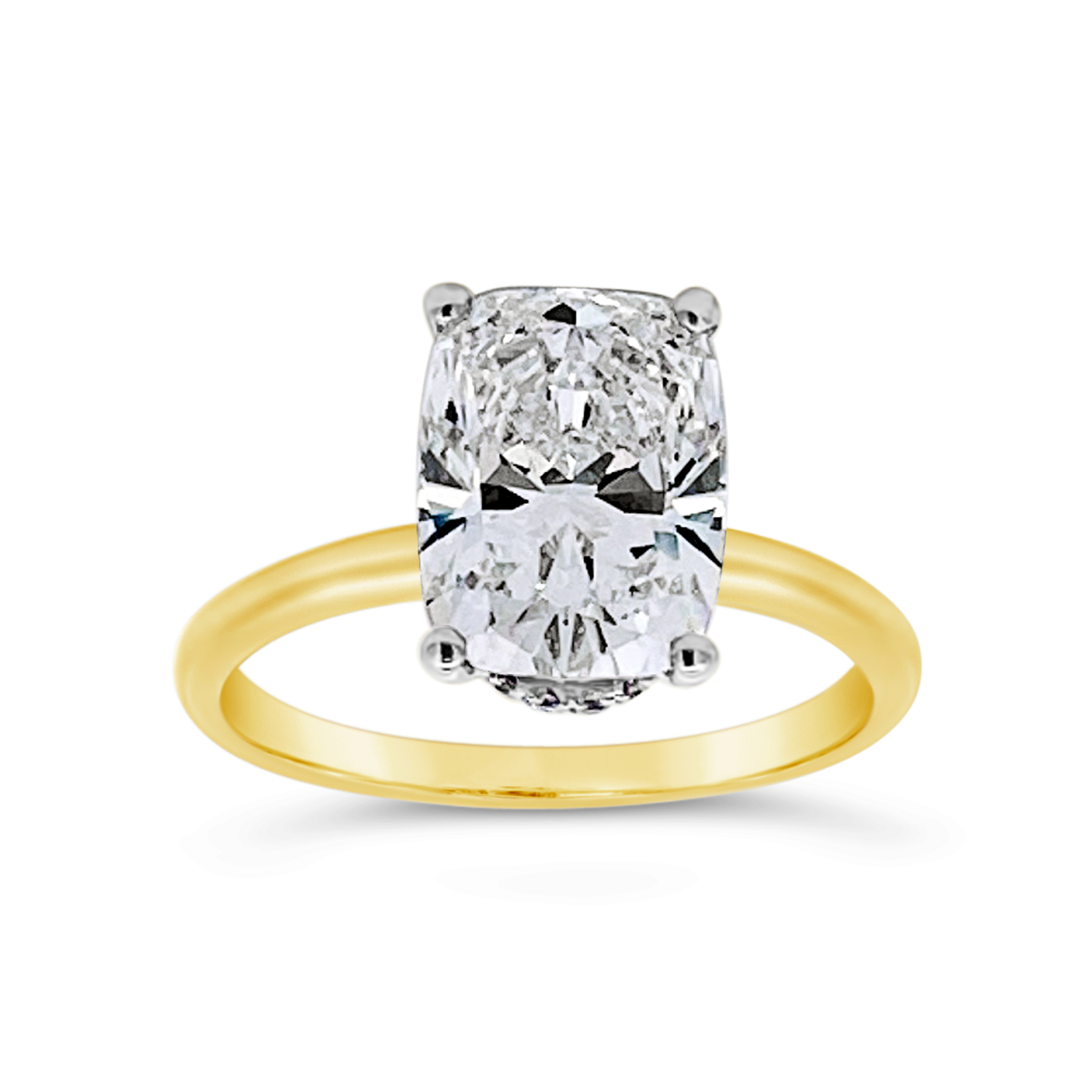 Yes By Martin Binder Oval Solitaire Engagement Ring (2.11 Ct. Tw.)