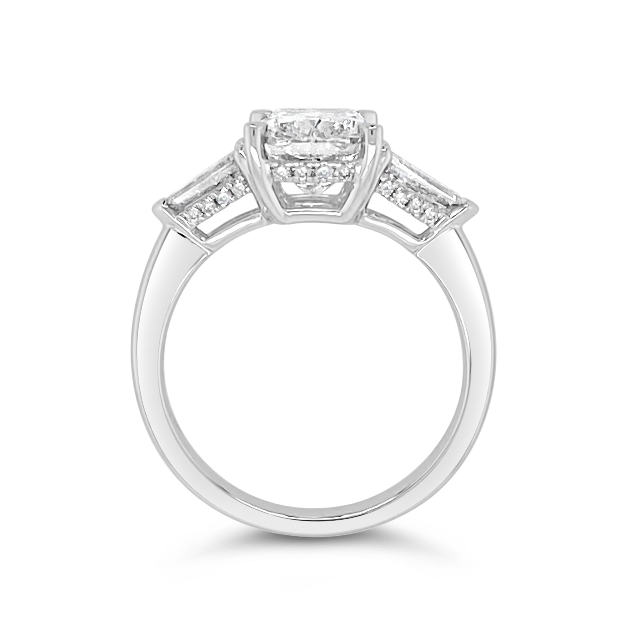 Yes by Martin Binder LAB-GROWN Three Stone Diamond Engagement Ring (3.12 ct. tw.)