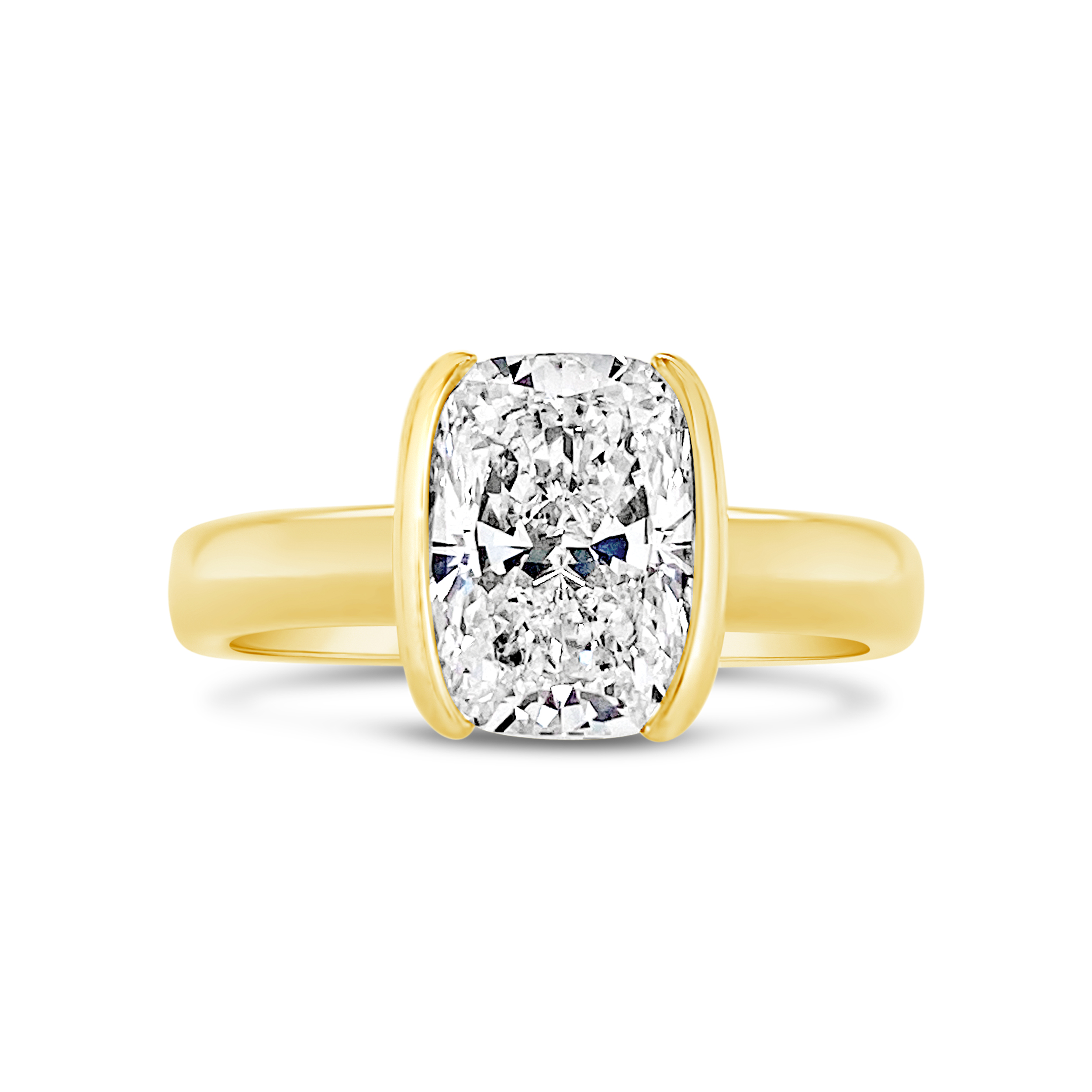 Yes by Martin Binder LAB-GROWN Half Bezel Diamond Engagement Ring (2.02 ct. tw.)