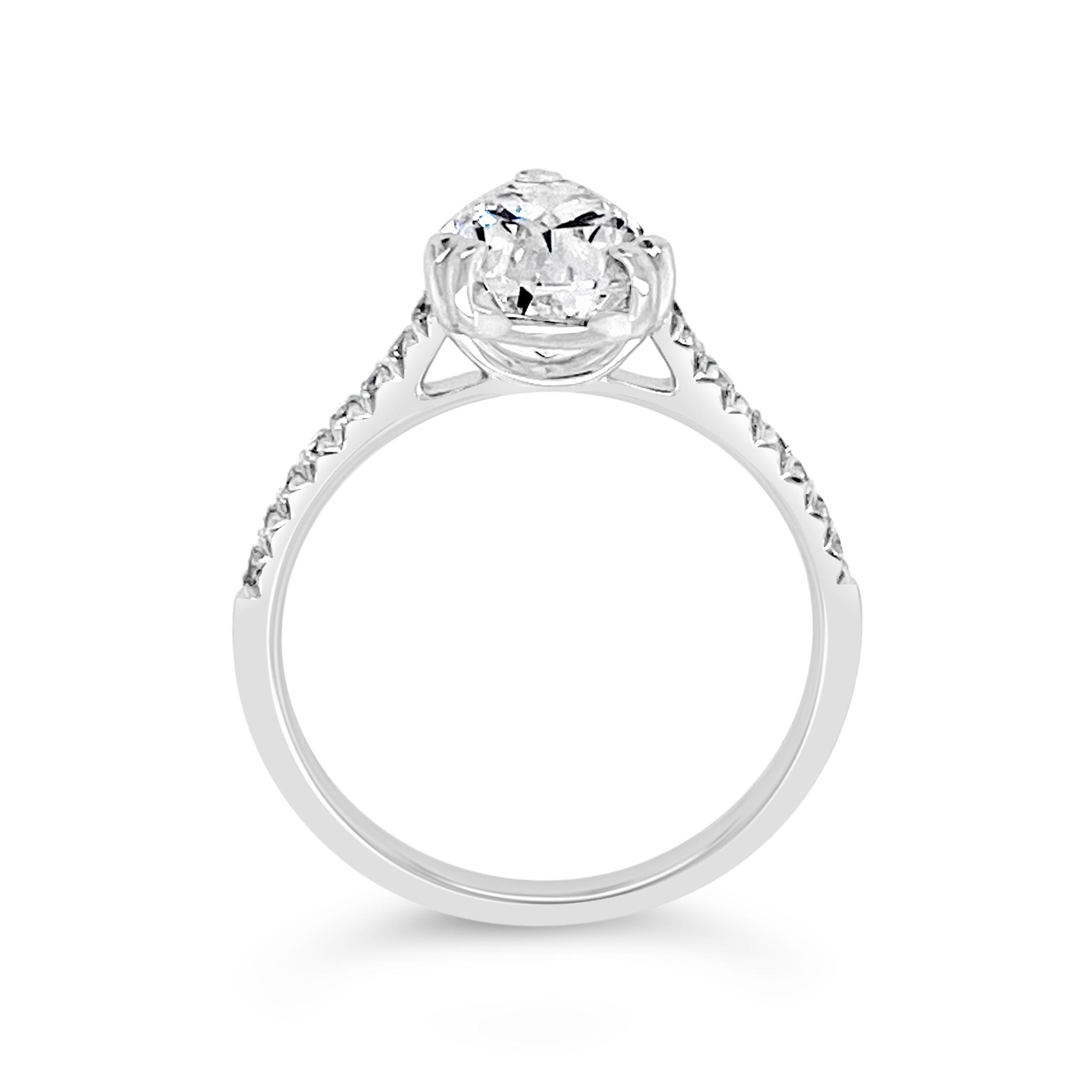 Yes by Martin Binder LAB-GROWN Pear Diamond Engagement Ring (2.80 ct. tw.)