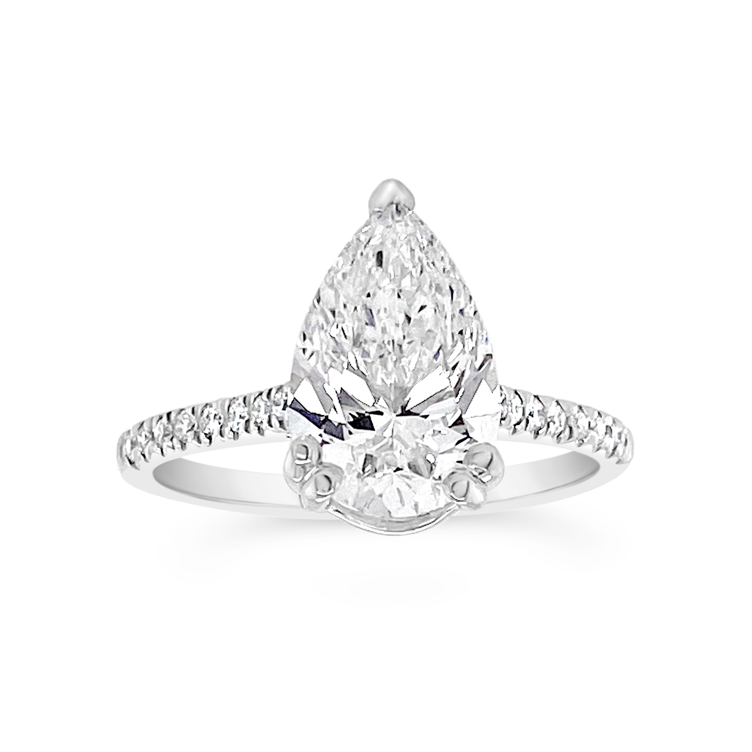 Yes by Martin Binder LAB-GROWN Pear Diamond Engagement Ring (2.80 ct. tw.)