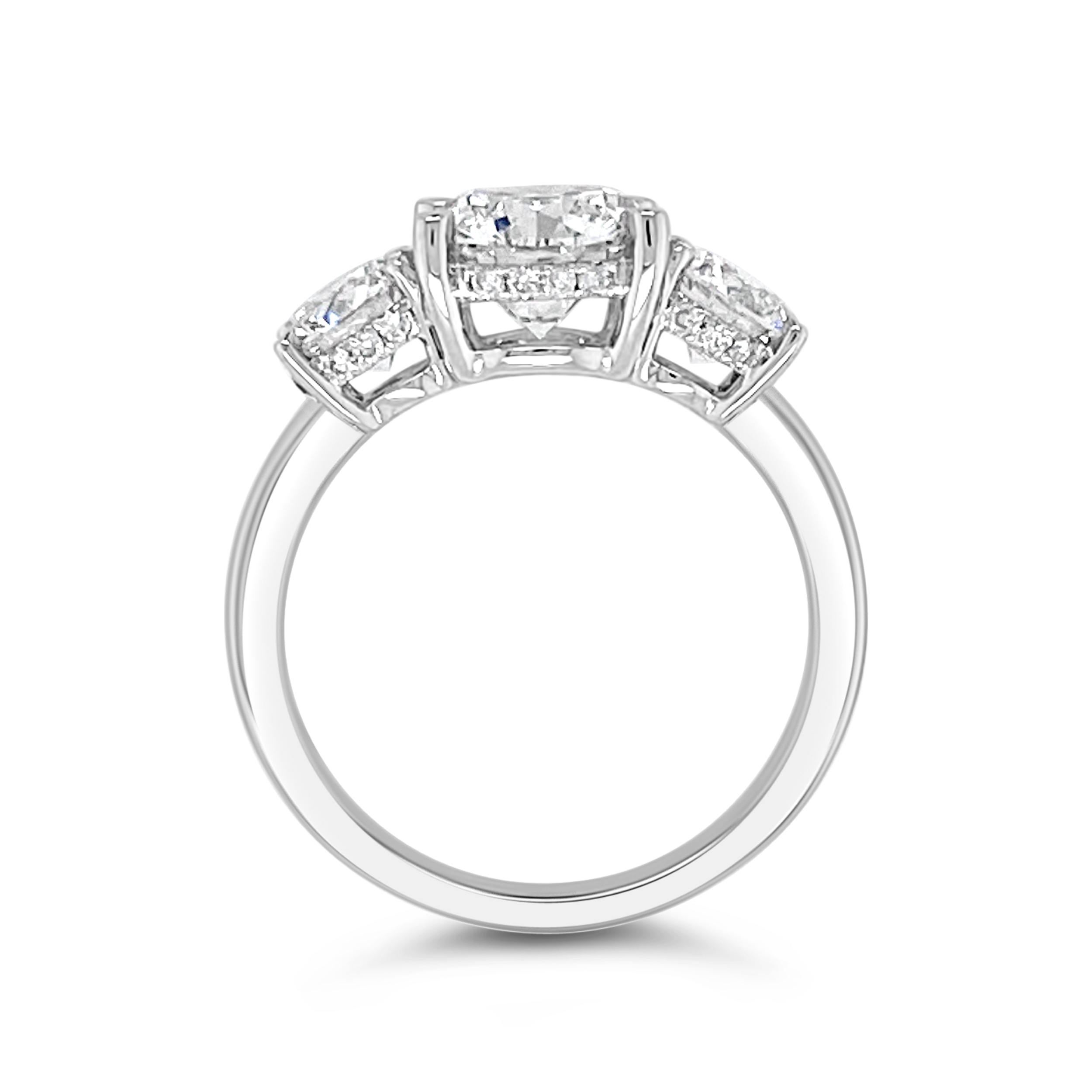 Yes by Martin Binder LAB-GROWN Three Stone Diamond Engagement Ring (2.92 ct. tw.)