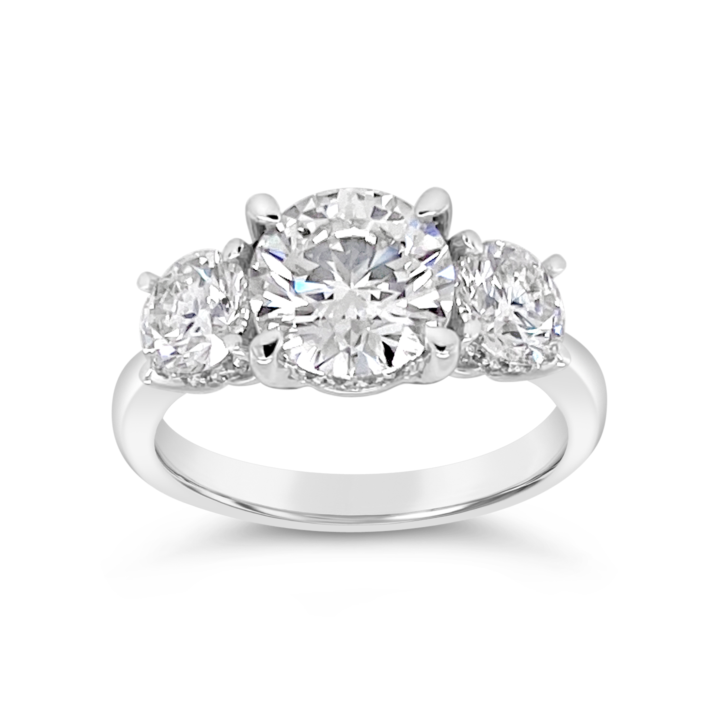 Yes by Martin Binder LAB-GROWN Three Stone Diamond Engagement Ring (2.92 ct. tw.)