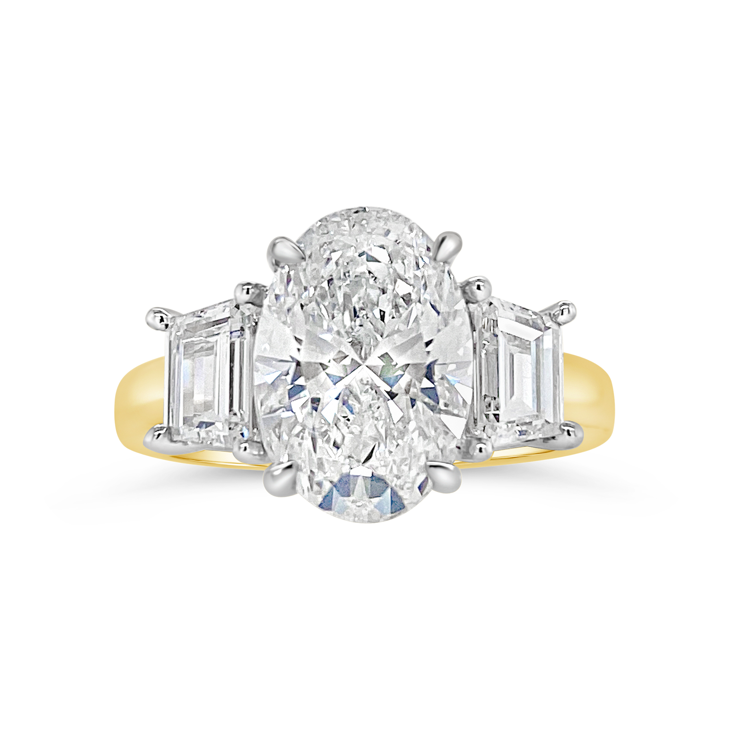 Yes by Martin Binder LAB-GROWN Three Stone Diamond Engagement Ring (3.76 ct. tw.)