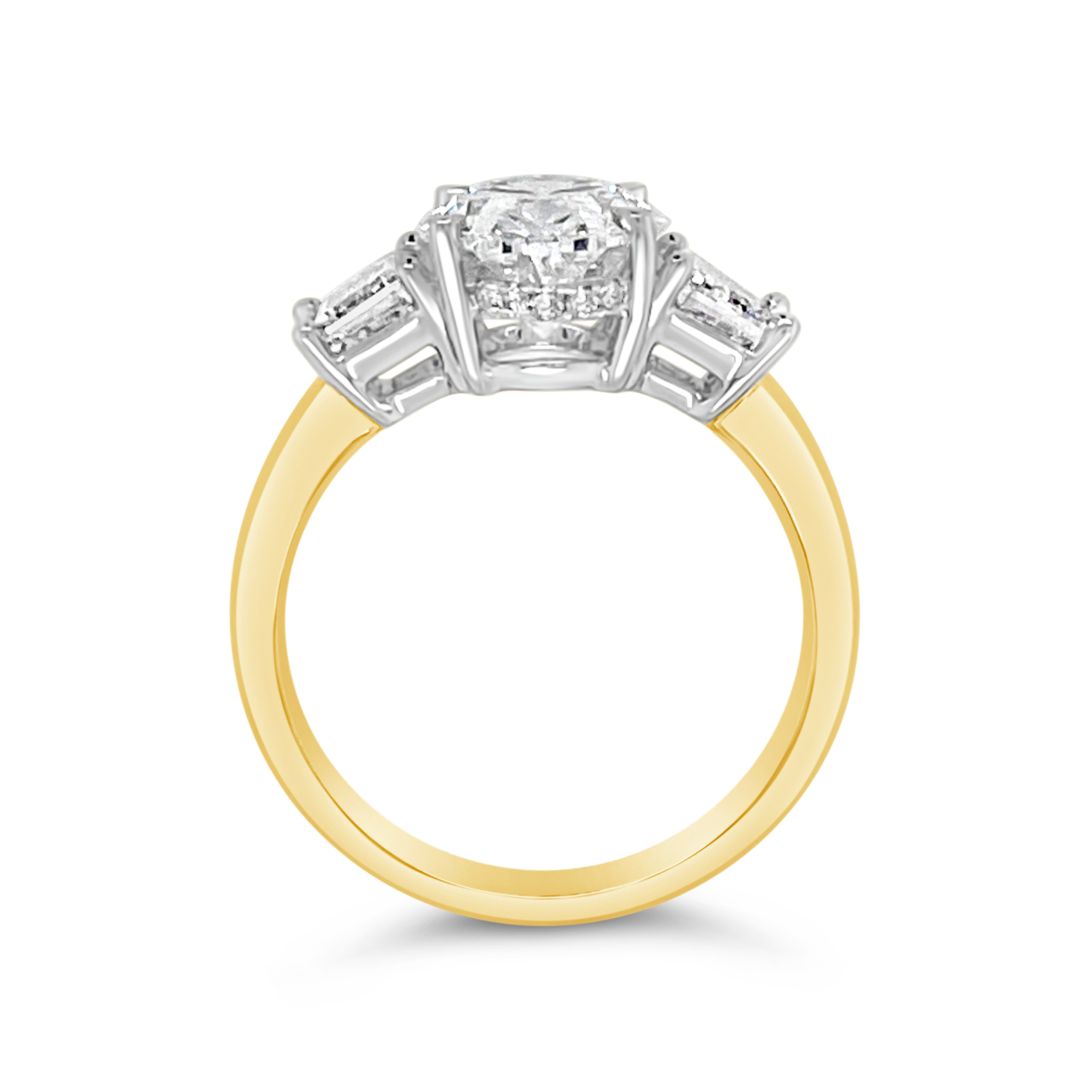Yes by Martin Binder LAB-GROWN Three Stone Diamond Engagement Ring (3.76 ct. tw.)