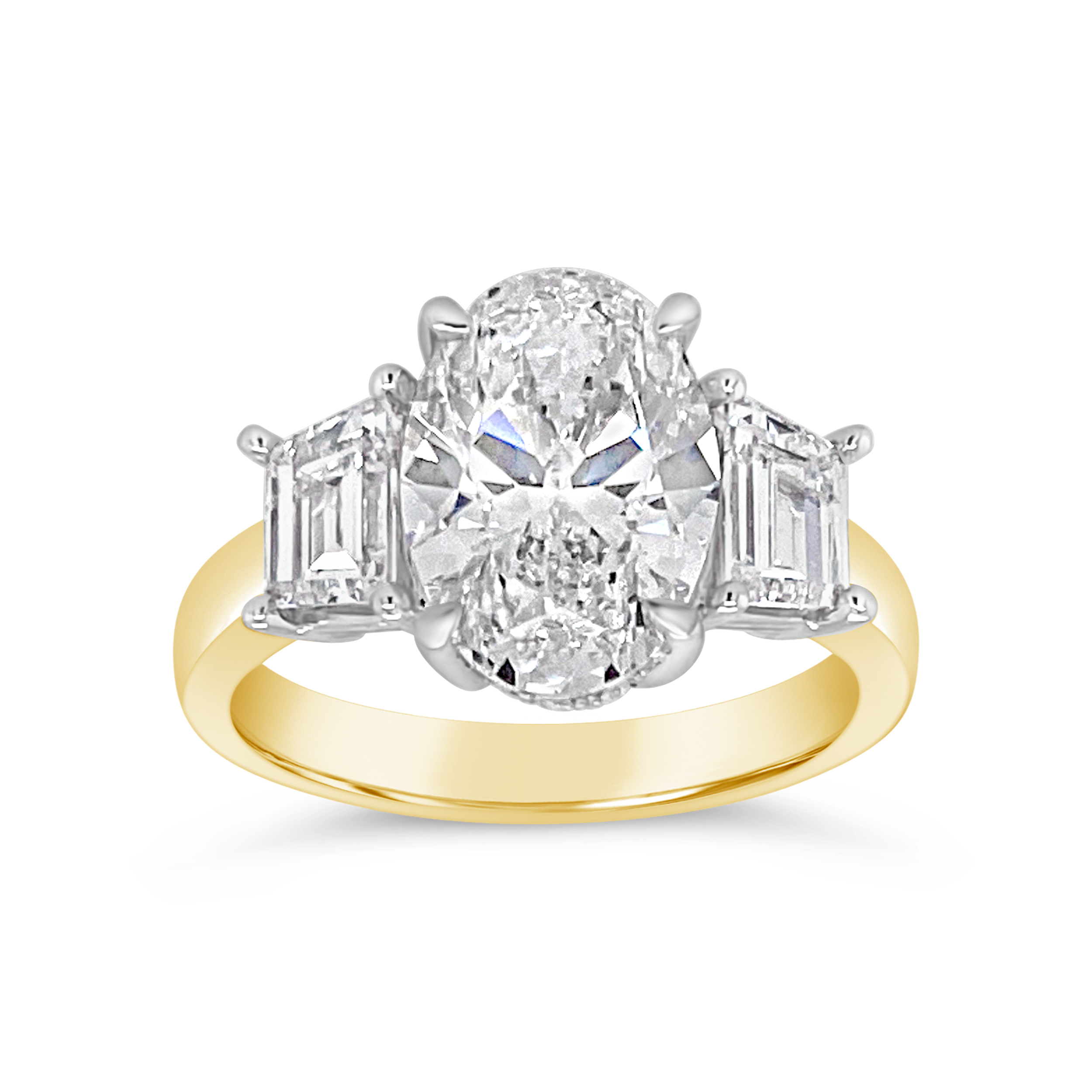 Yes by Martin Binder LAB-GROWN Three Stone Diamond Engagement Ring (3.76 ct. tw.)