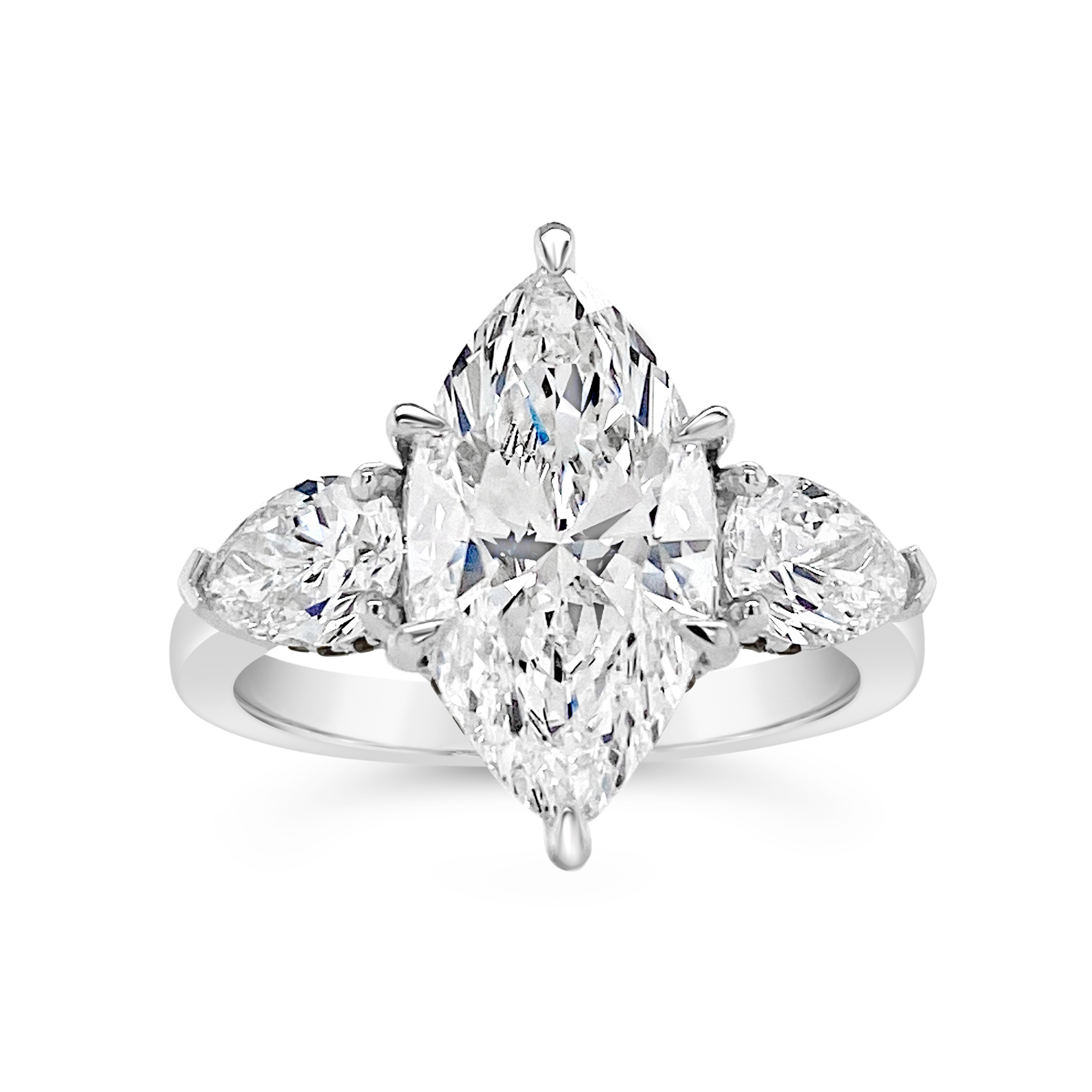 Yes by Martin Binder LAB-GROWN Three Stone Diamond Engagement Ring (3.92 ct. tw.)
