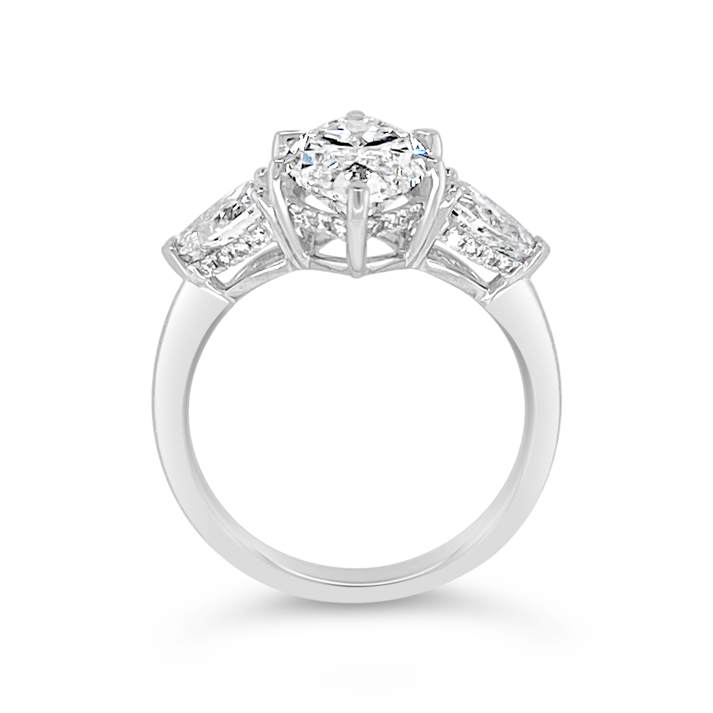 Yes by Martin Binder LAB-GROWN Three Stone Diamond Engagement Ring (3.92 ct. tw.)