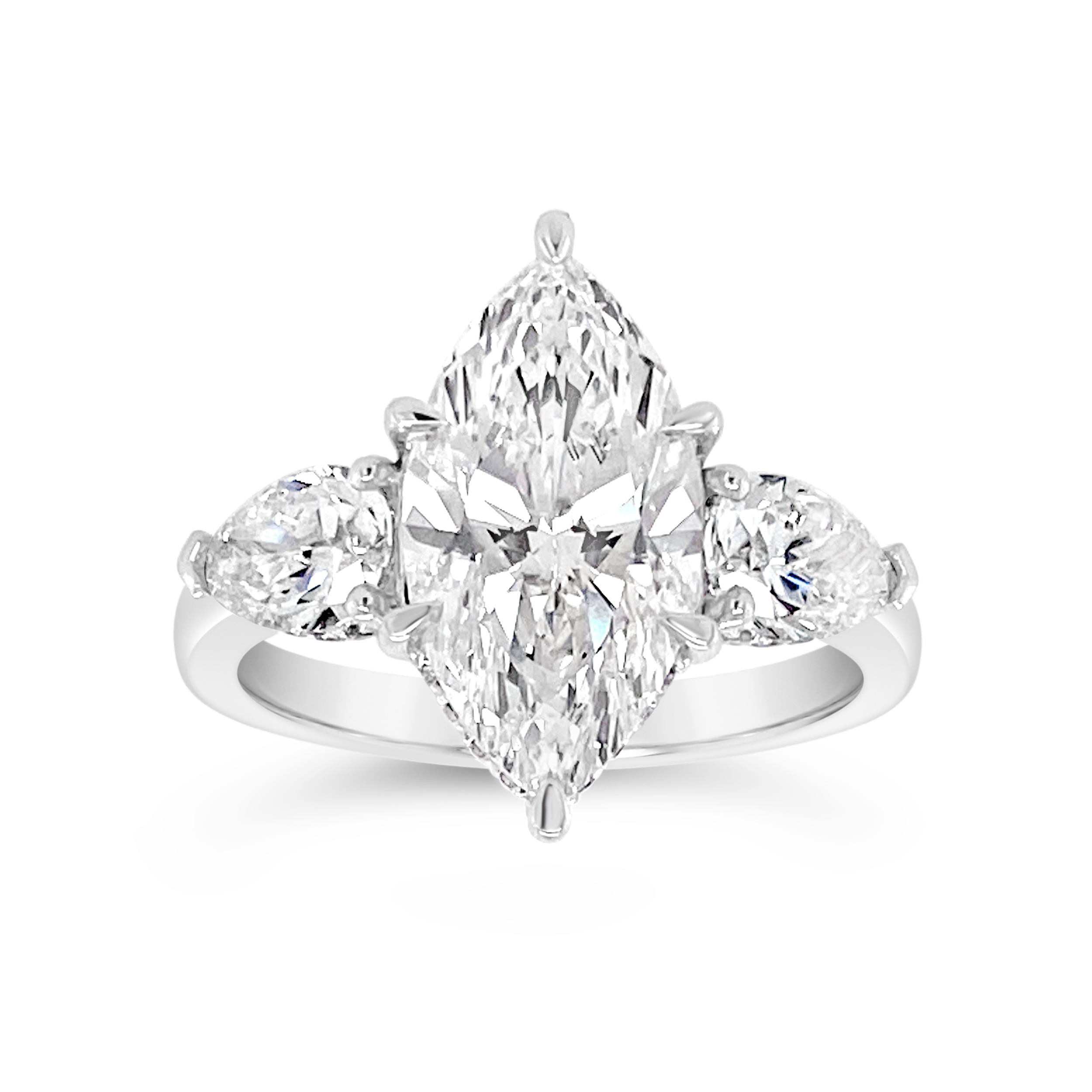 Yes by Martin Binder LAB-GROWN Three Stone Diamond Engagement Ring (3.92 ct. tw.)