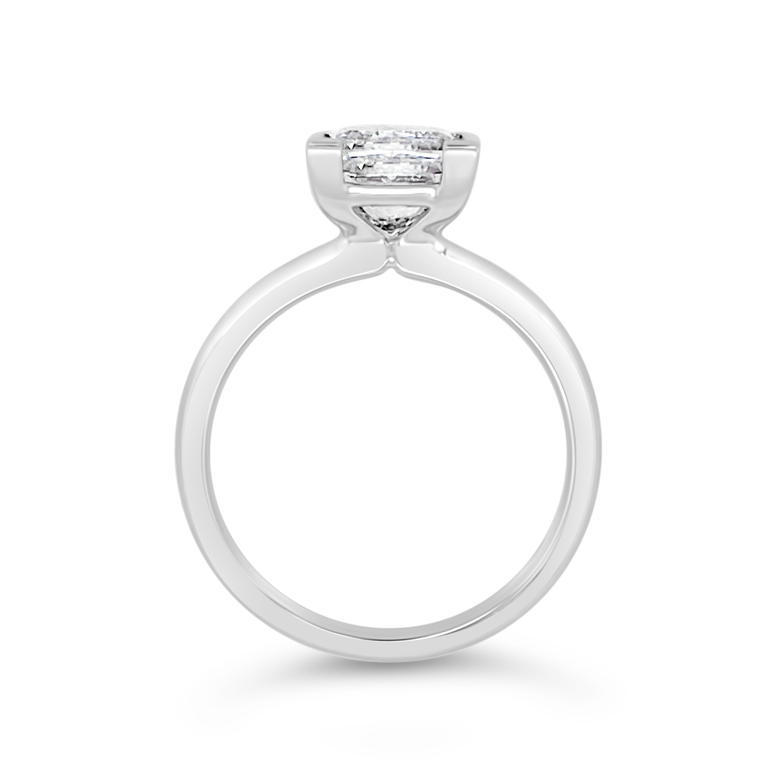Yes by Martin Binder LAB-GROWN Half Bezel Diamond Engagement Ring (2.08 ct. tw.)