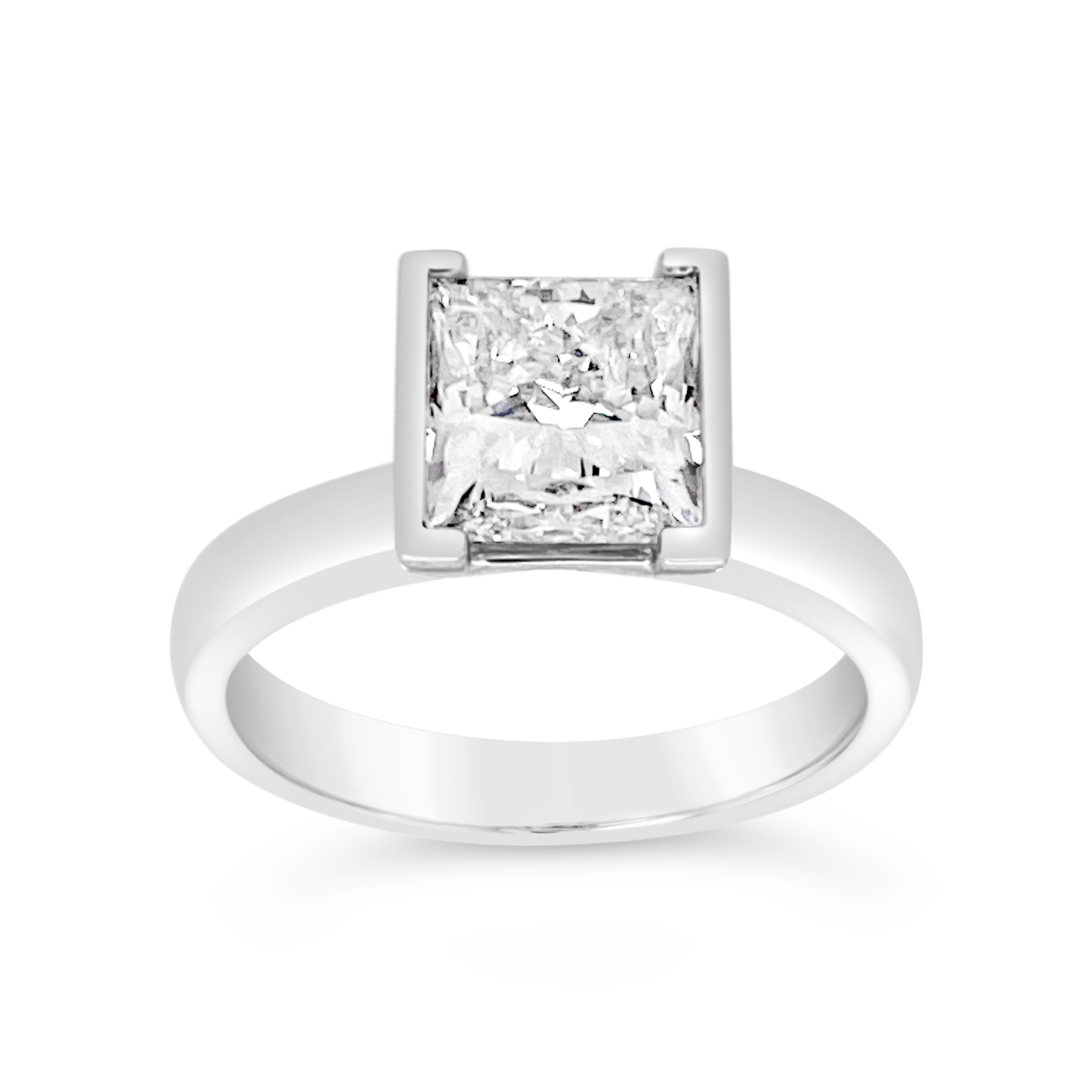Yes by Martin Binder LAB-GROWN Half Bezel Diamond Engagement Ring (2.08 ct. tw.)