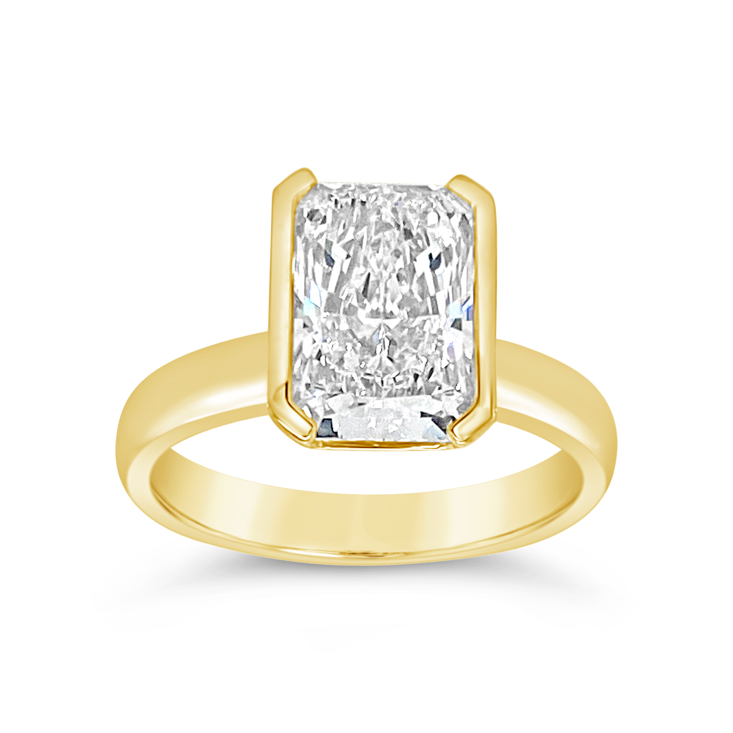 Yes by Martin Binder LAB-GROWN Half Bezel Diamond Engagement Ring (2.66 ct. tw.)