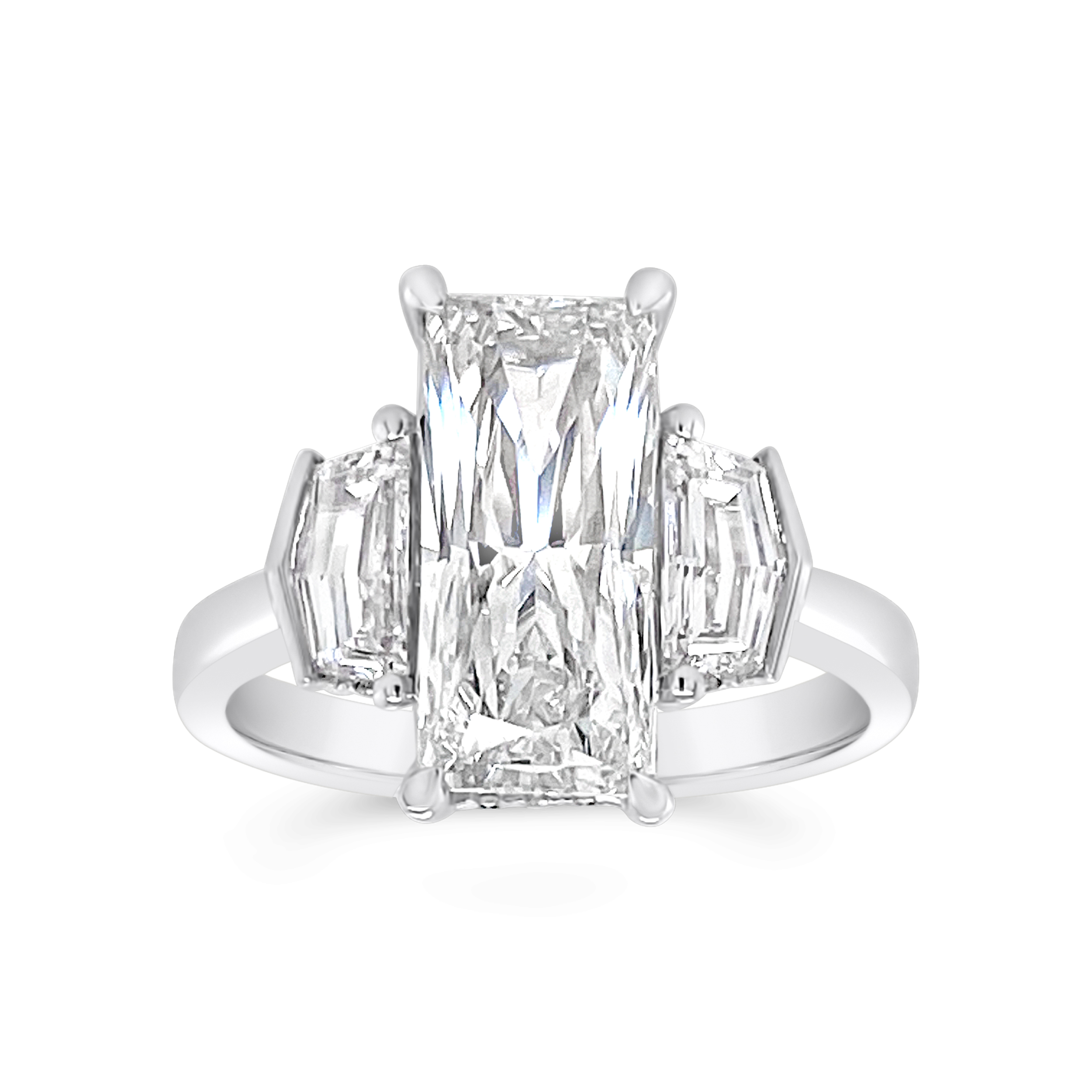 Yes by Martin Binder LAB-GROWN Three Stone Diamond Engagement Ring (3.48 ct. tw.)