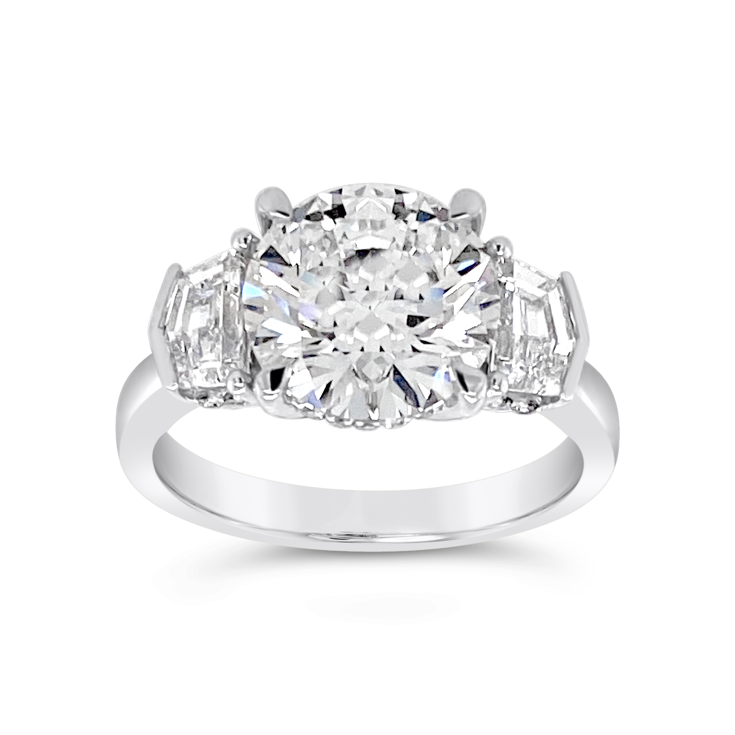 Yes by Martin Binder LAB-GROWN Three Stone Diamond Engagement Ring (3.92 ct. tw.)