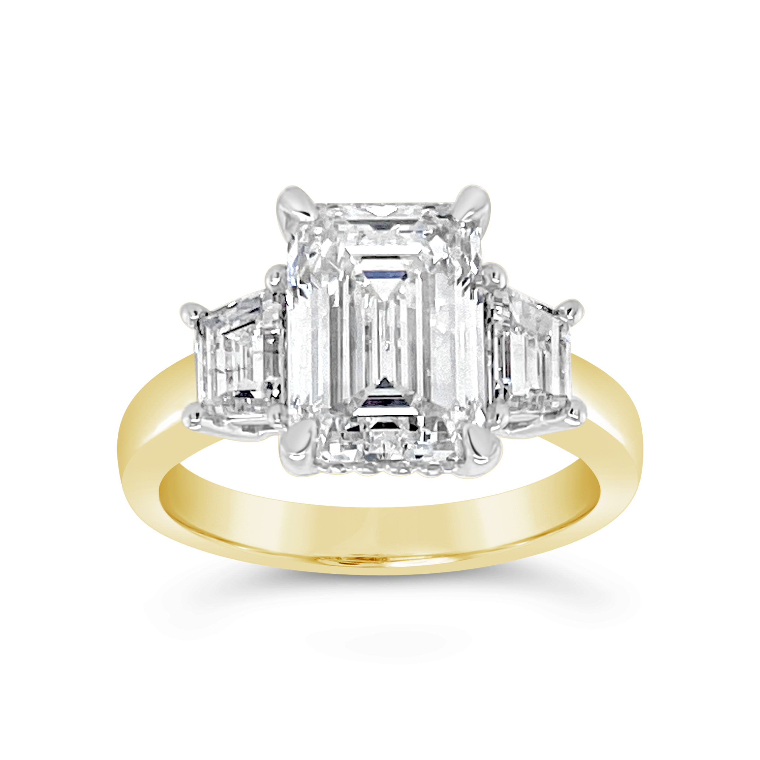 Yes by Martin Binder LAB-GROWN Three Stone Diamond Engagement Ring (3.79 ct. tw.)