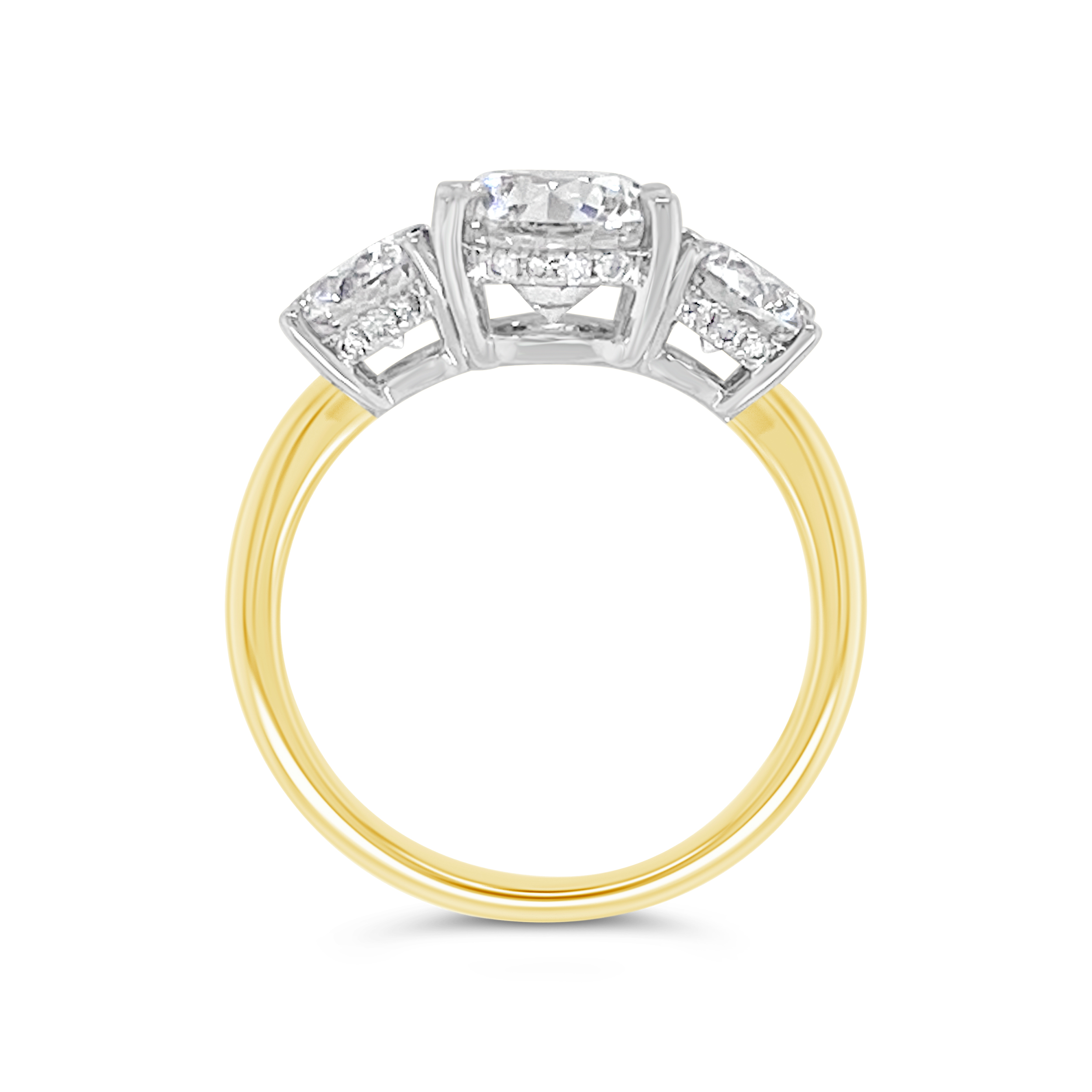 Yes by Martin Binder LAB-GROWN Three Stone Diamond Engagement Ring (2.85 ct. tw.)