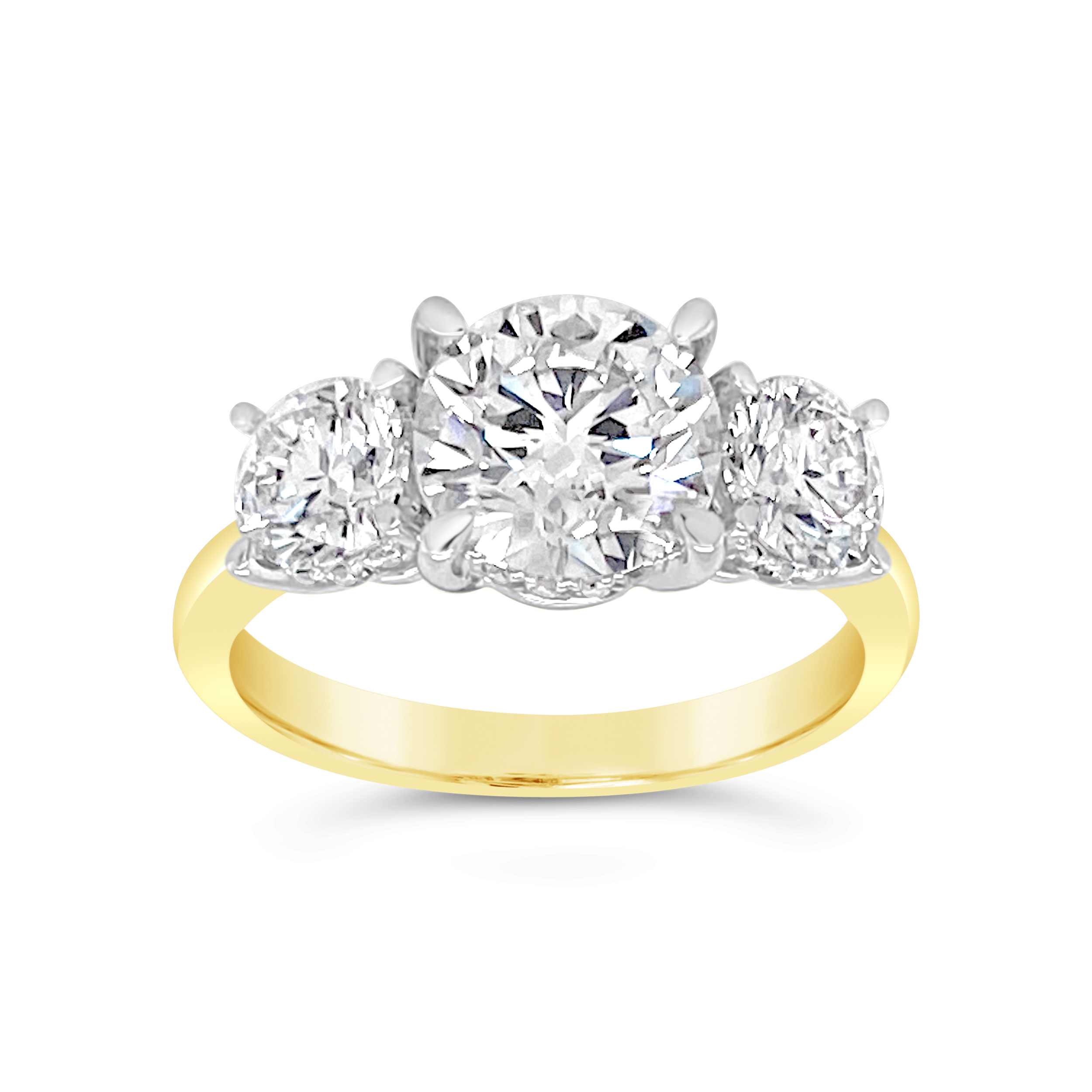 Yes by Martin Binder LAB-GROWN Three Stone Diamond Engagement Ring (2.85 ct. tw.)