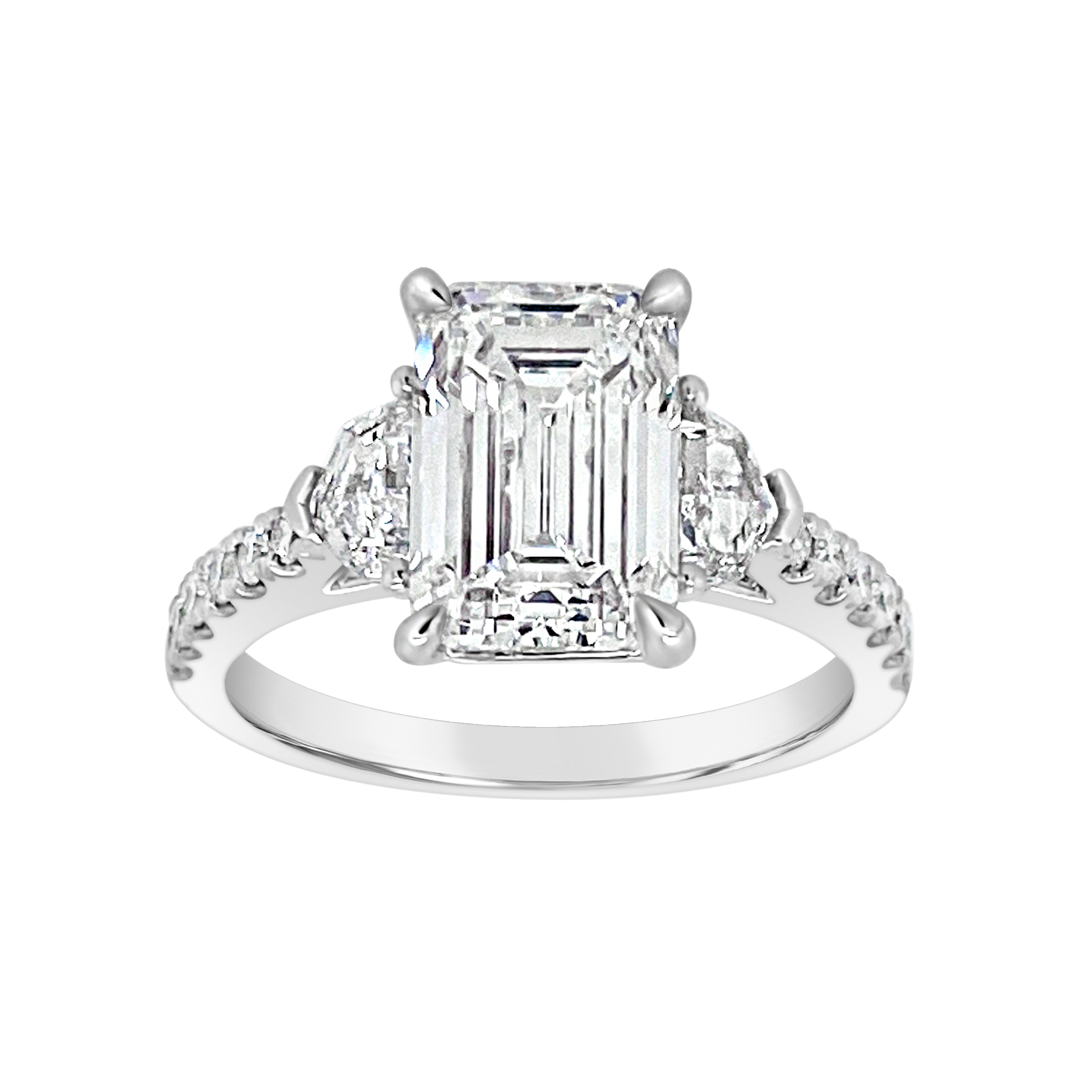 Yes by Martin Binder LAB-GROWN Three Stone Diamond Engagement Ring (3.36 ct. tw.)