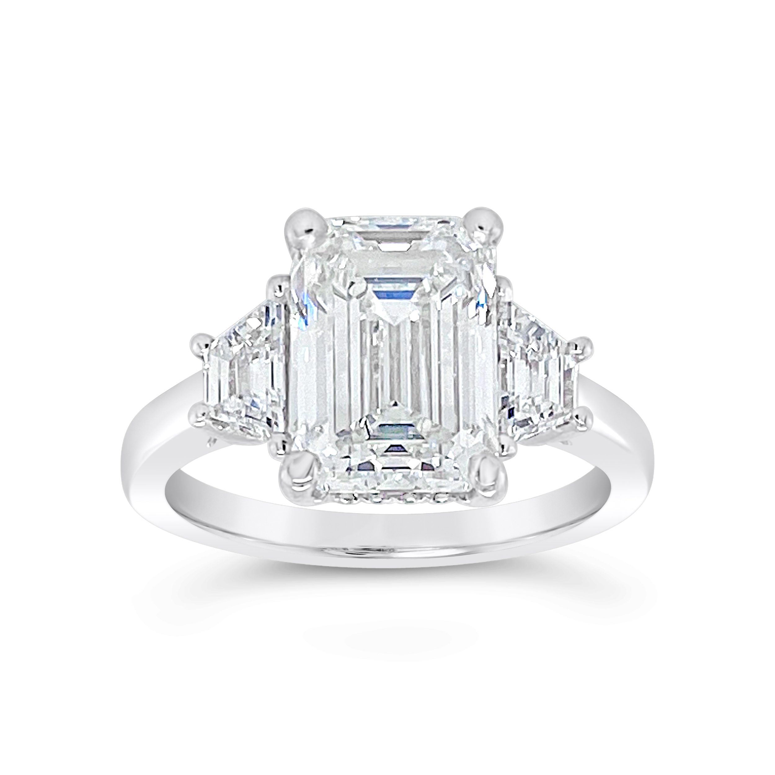 Yes by Martin Binder LAB-GROWN Three Stone Diamond Engagement Ring (4.47 ct. tw.)