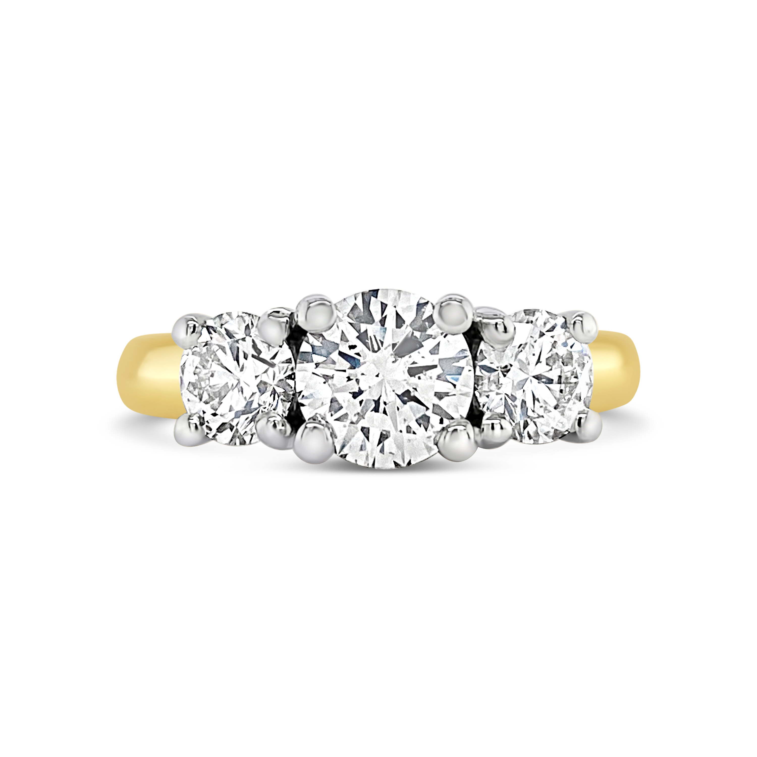 Yes By Martin Binder Three Stone Diamond Engagement Ring (2.03 Ct. Tw.)