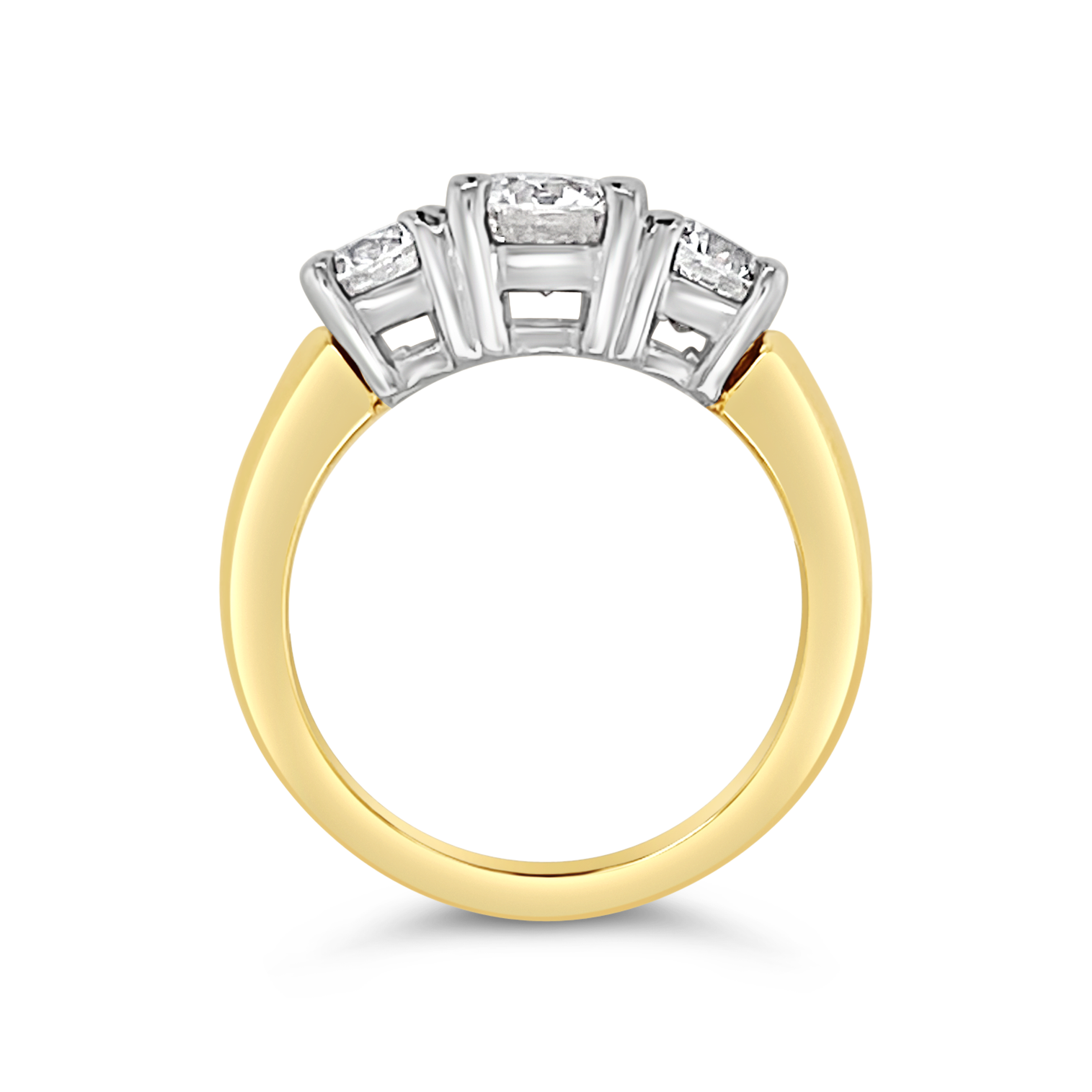 Yes By Martin Binder Three Stone Diamond Engagement Ring (2.03 Ct. Tw.)