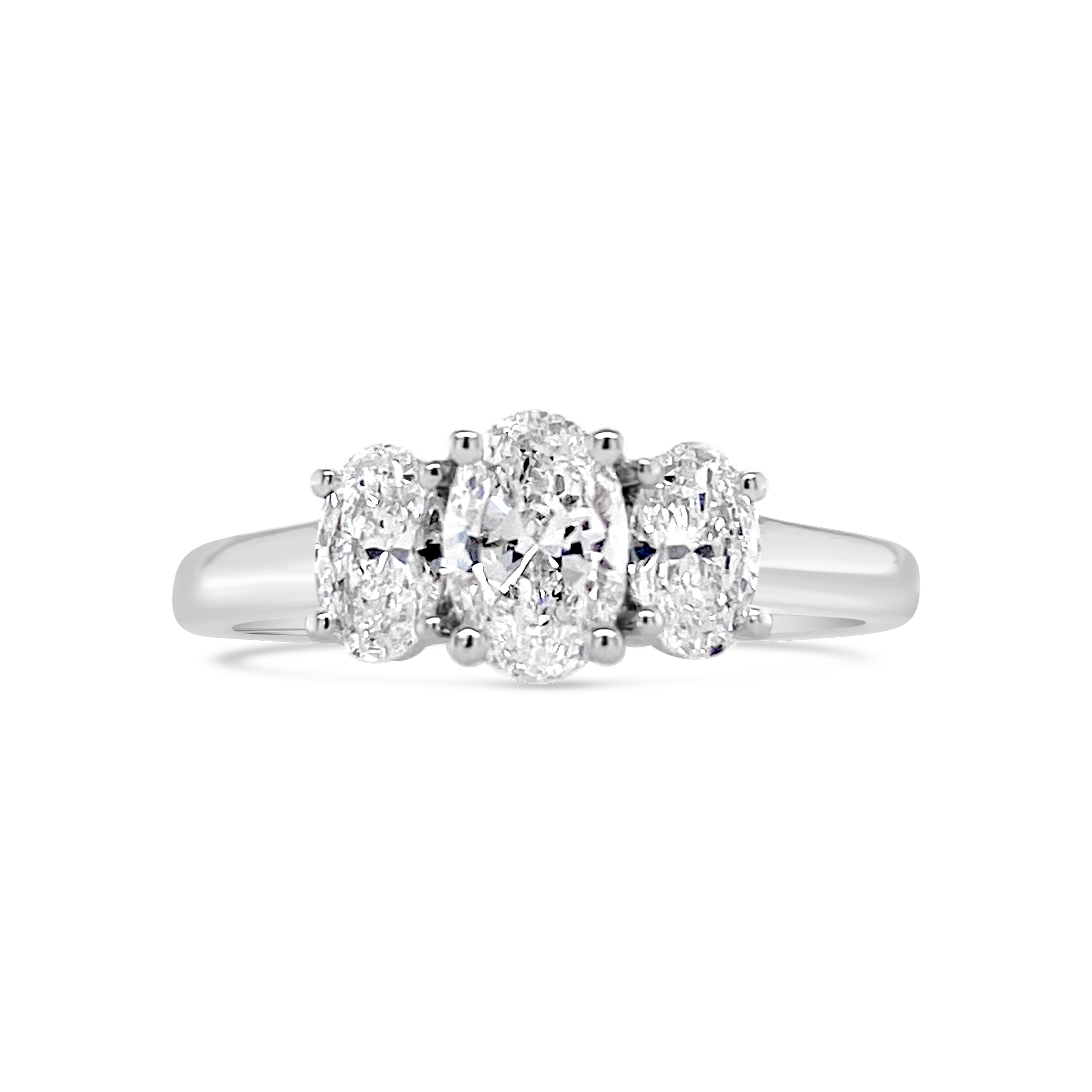 Yes By Martin Binder Three Stone Diamond Engagement Ring (1.02 Ct. Tw.)