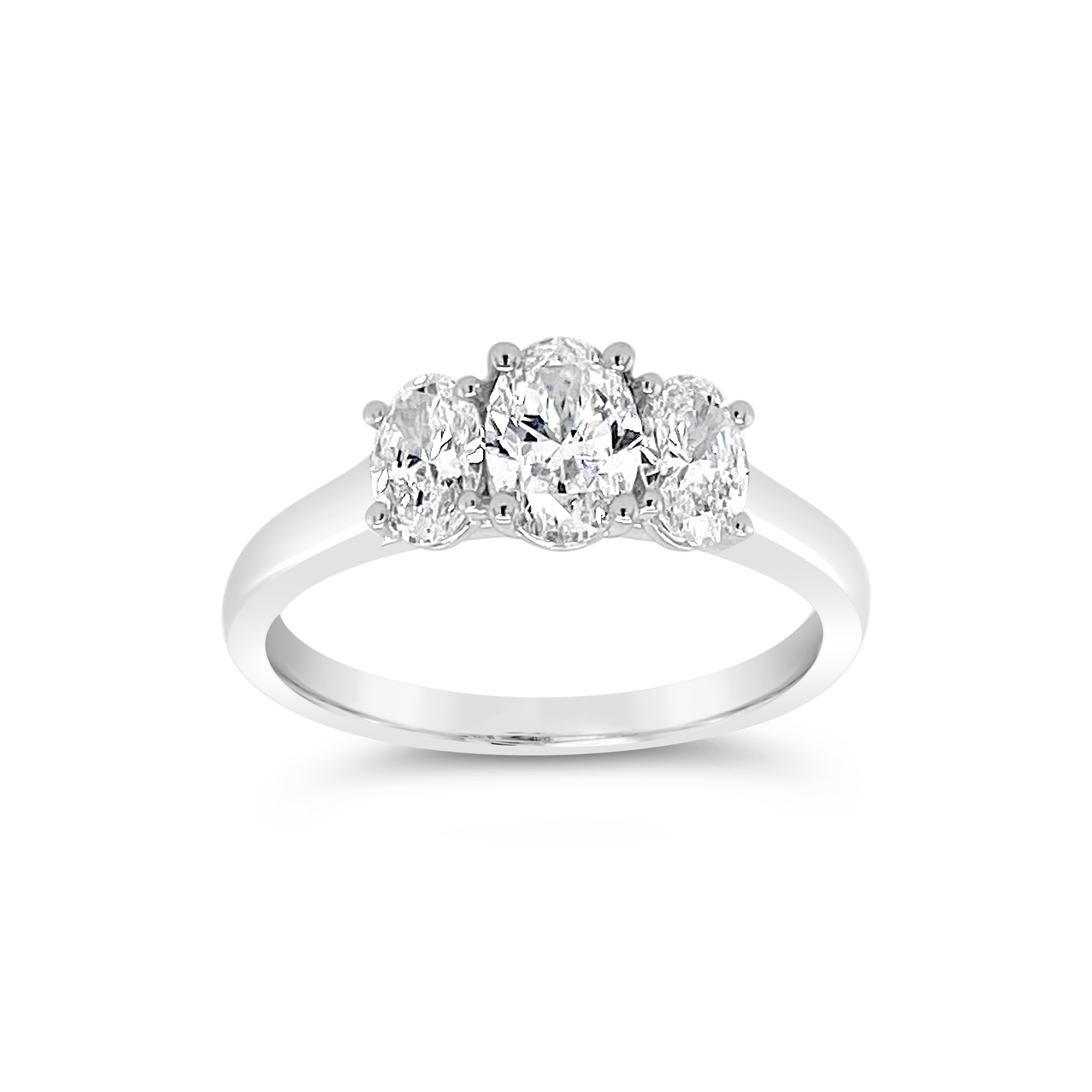 Yes By Martin Binder Three Stone Diamond Engagement Ring (1.02 Ct. Tw.)