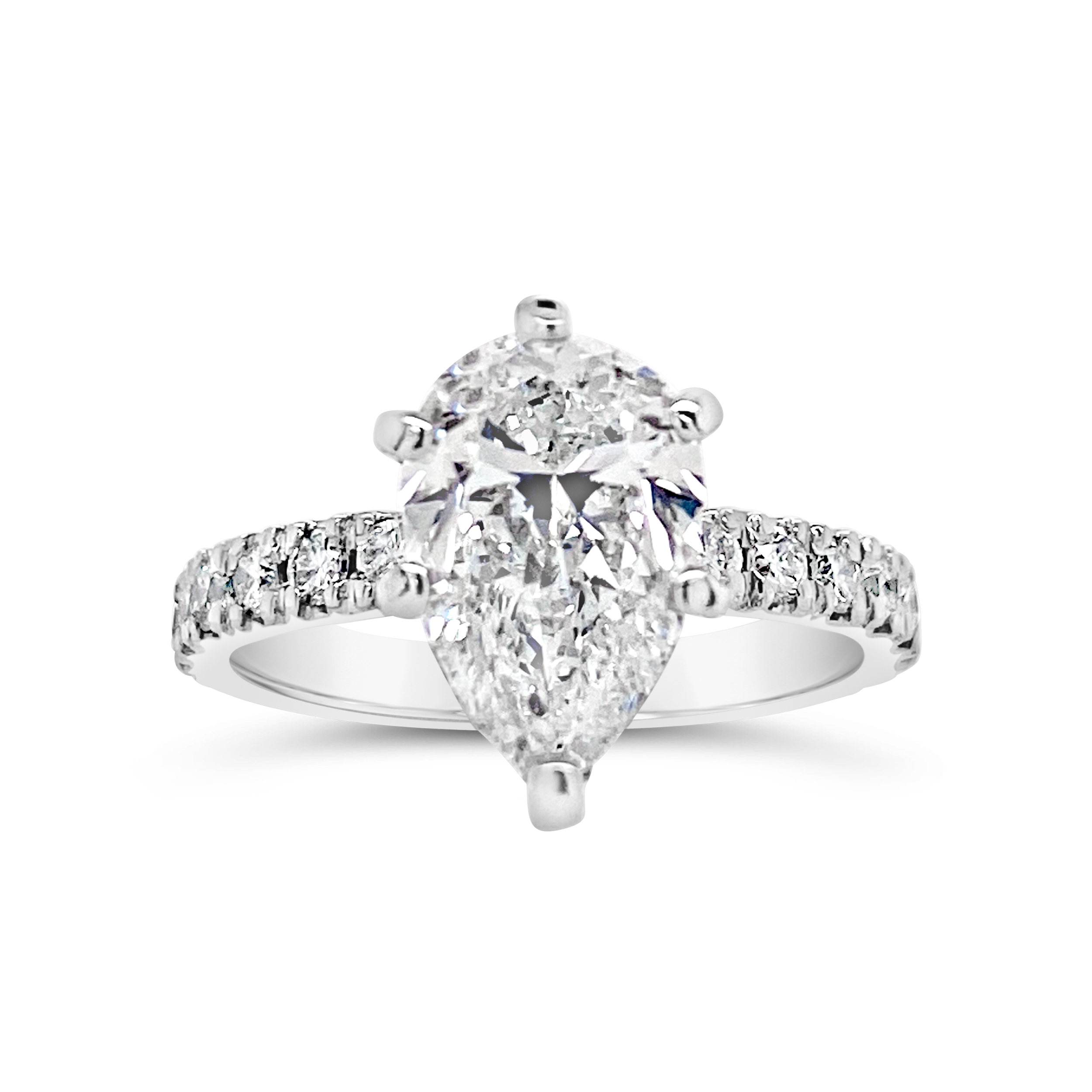 Yes By Martin Binder Platinum Pear Diamond Engagement Ring (2.39 Ct. Tw.)