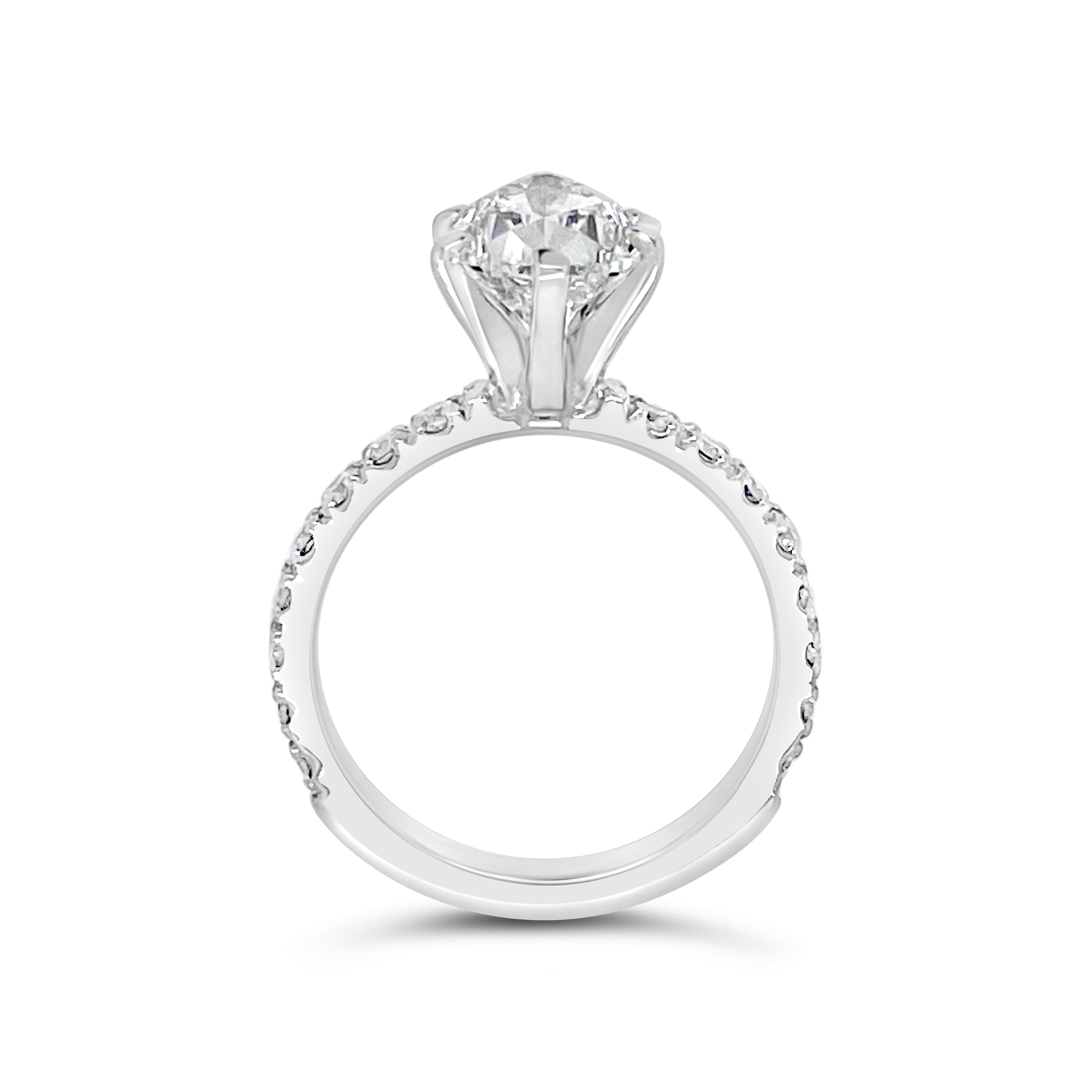 Yes By Martin Binder Platinum Pear Diamond Engagement Ring (2.39 Ct. Tw.)