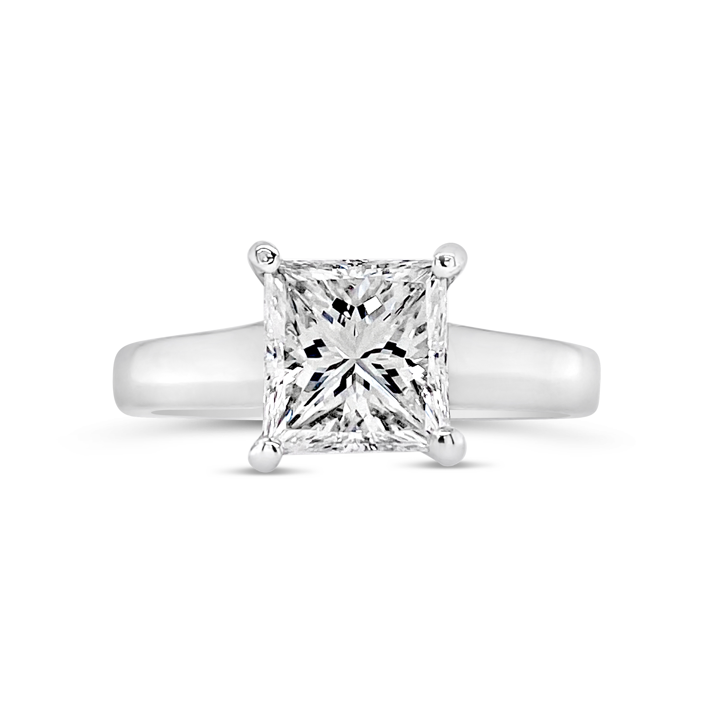 Yes By Martin Binder Princess Diamond Solitaire Engagement Ring (2.01 Ct.)