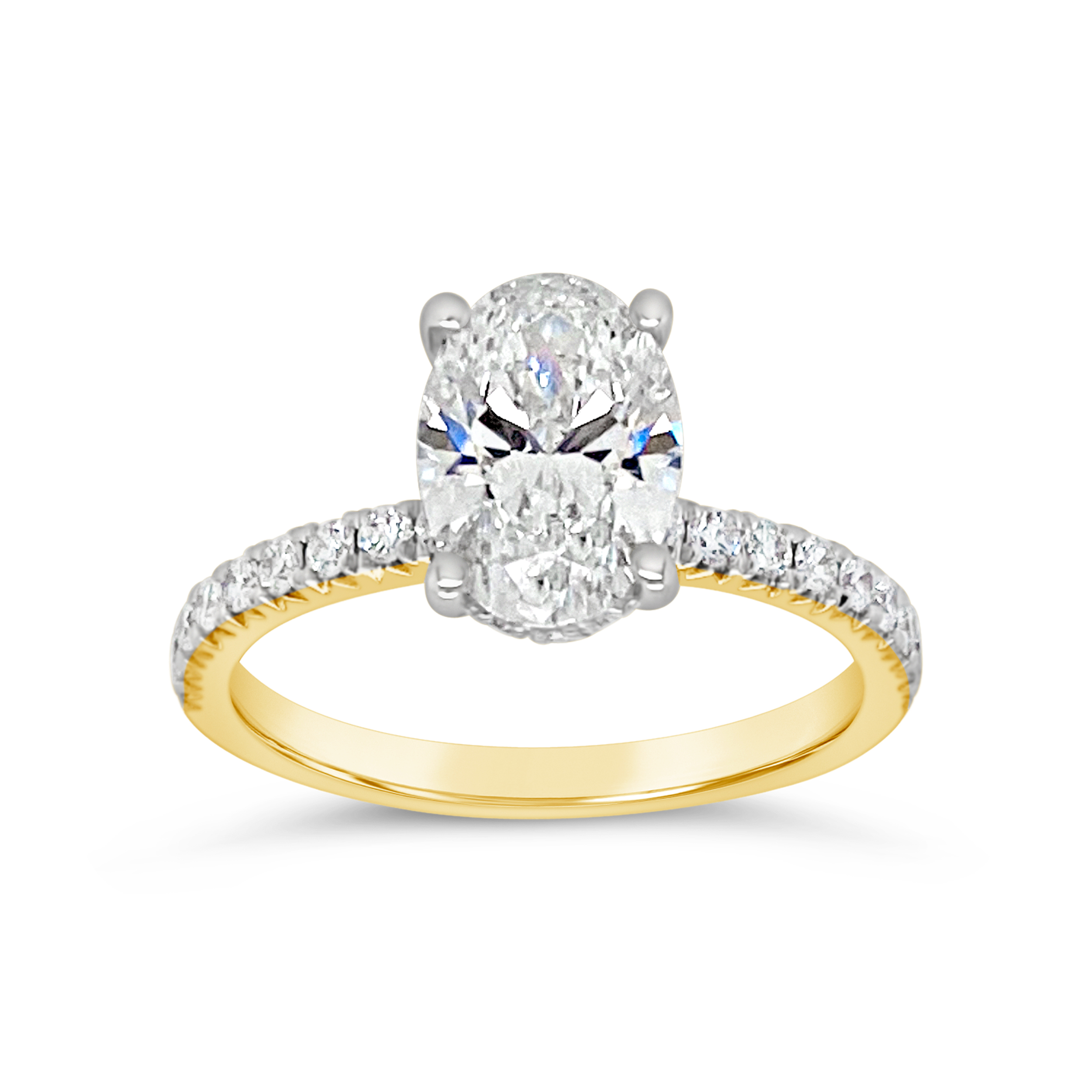 Yes by Martin Binder LAB-GROWN Oval Diamond Engagement Ring (1.95 ct. tw.)