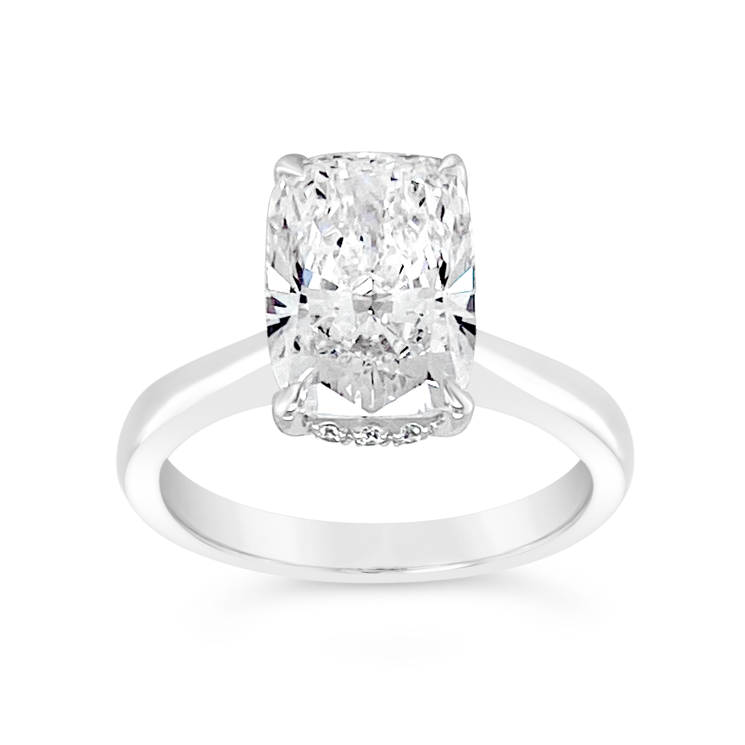 Yes by Martin Binder LAB-GROWN Cushion Diamond Engagement Ring (3.19 ct. tw.)
