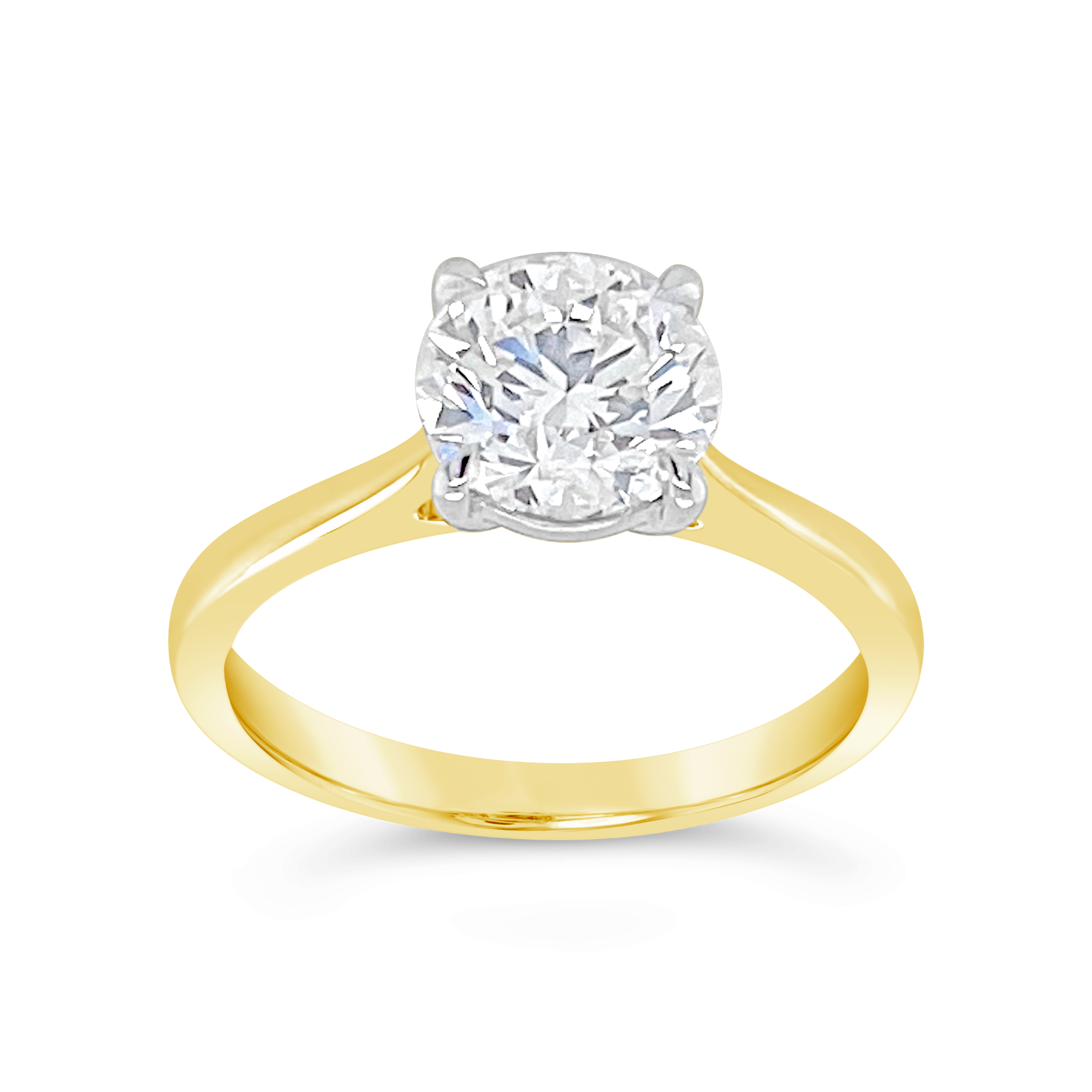 Yes by Martin Binder LAB-GROWN Round Diamond Engagement Ring (1.54 ct. tw.)