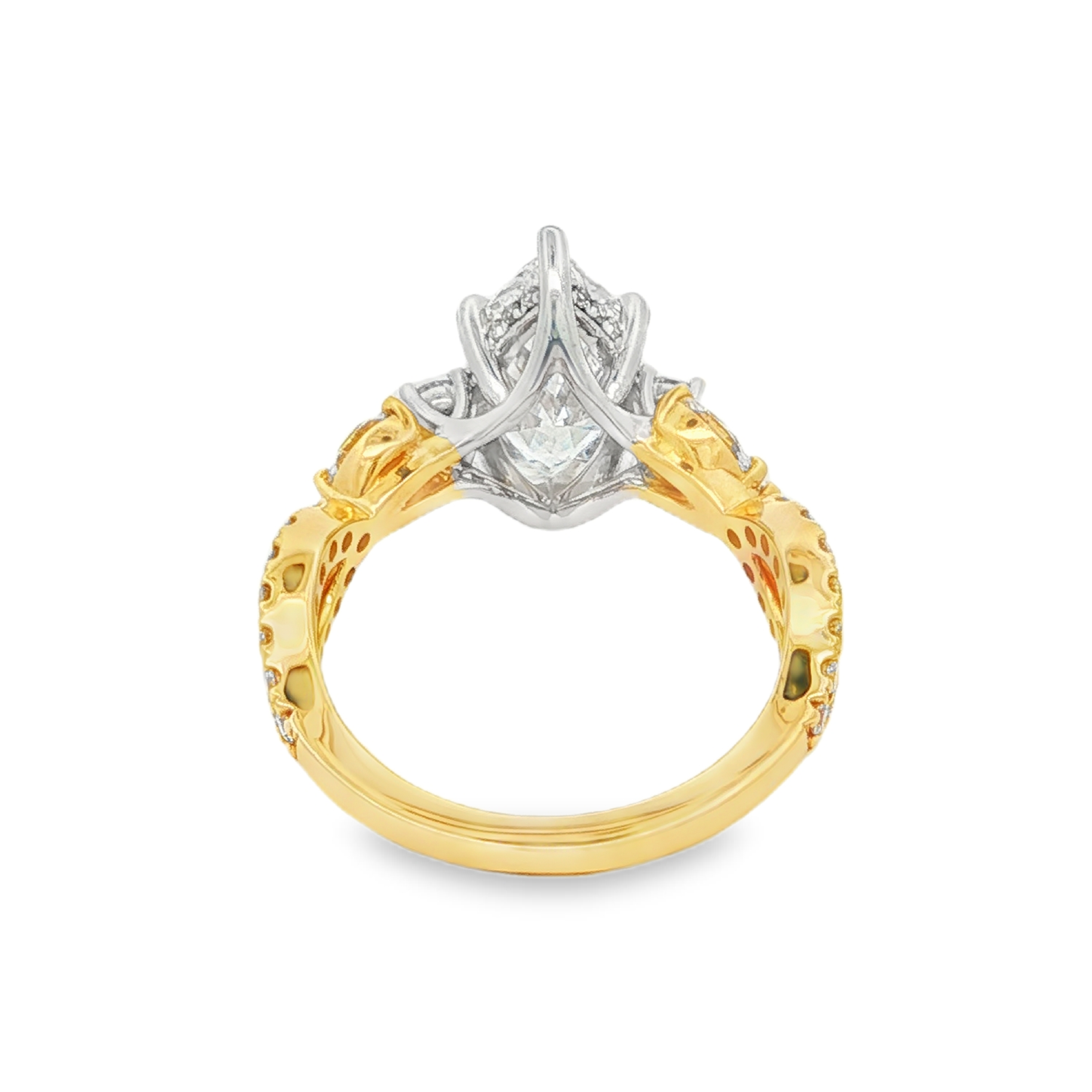 Yes by Martin Binder LAB-GROWN Marquise Twist Diamond Engagement Ring (2.82 ct. tw.)