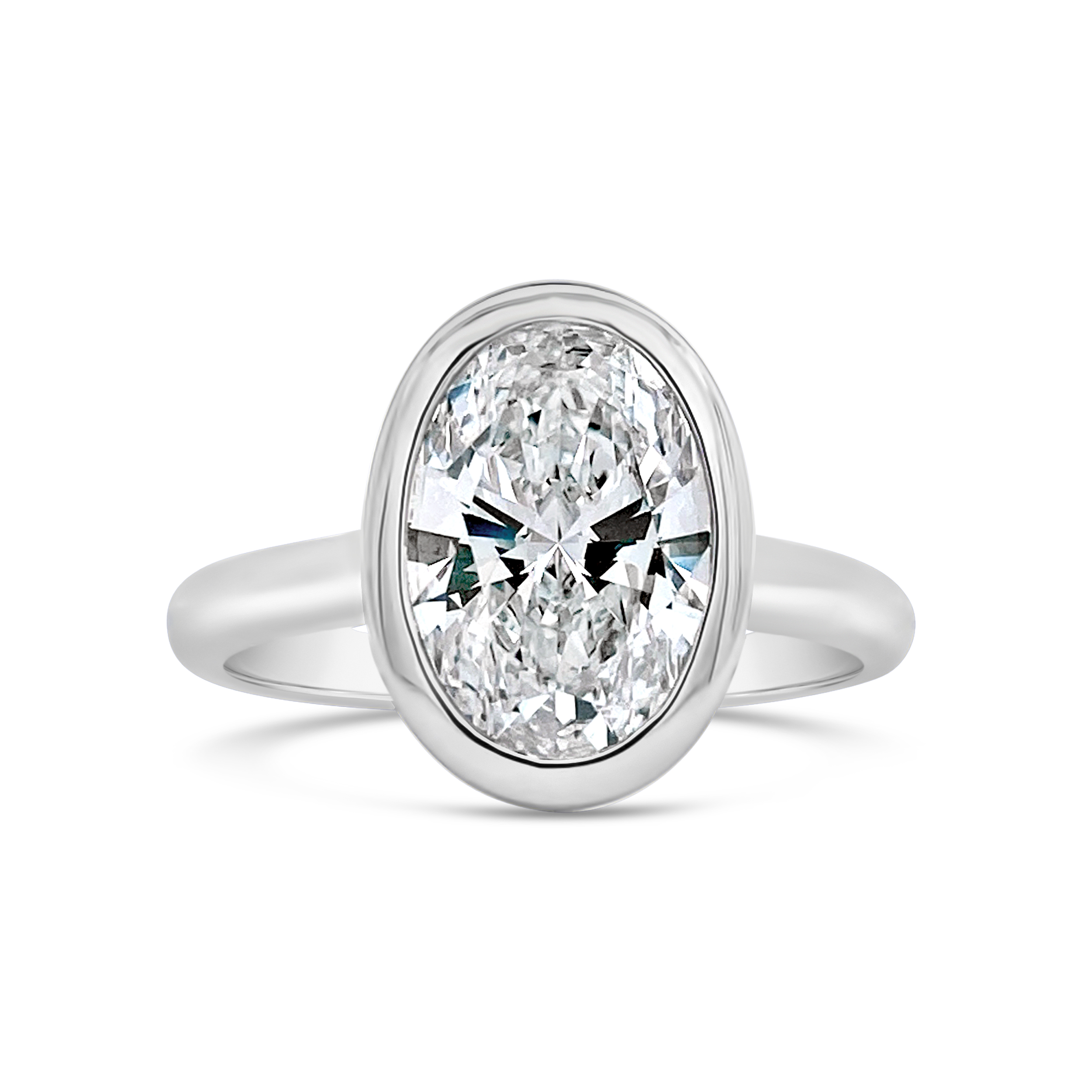 Yes by Martin Binder LAB-GROWN Oval Bezel Diamond Engagement Ring (2.52 ct. tw.)