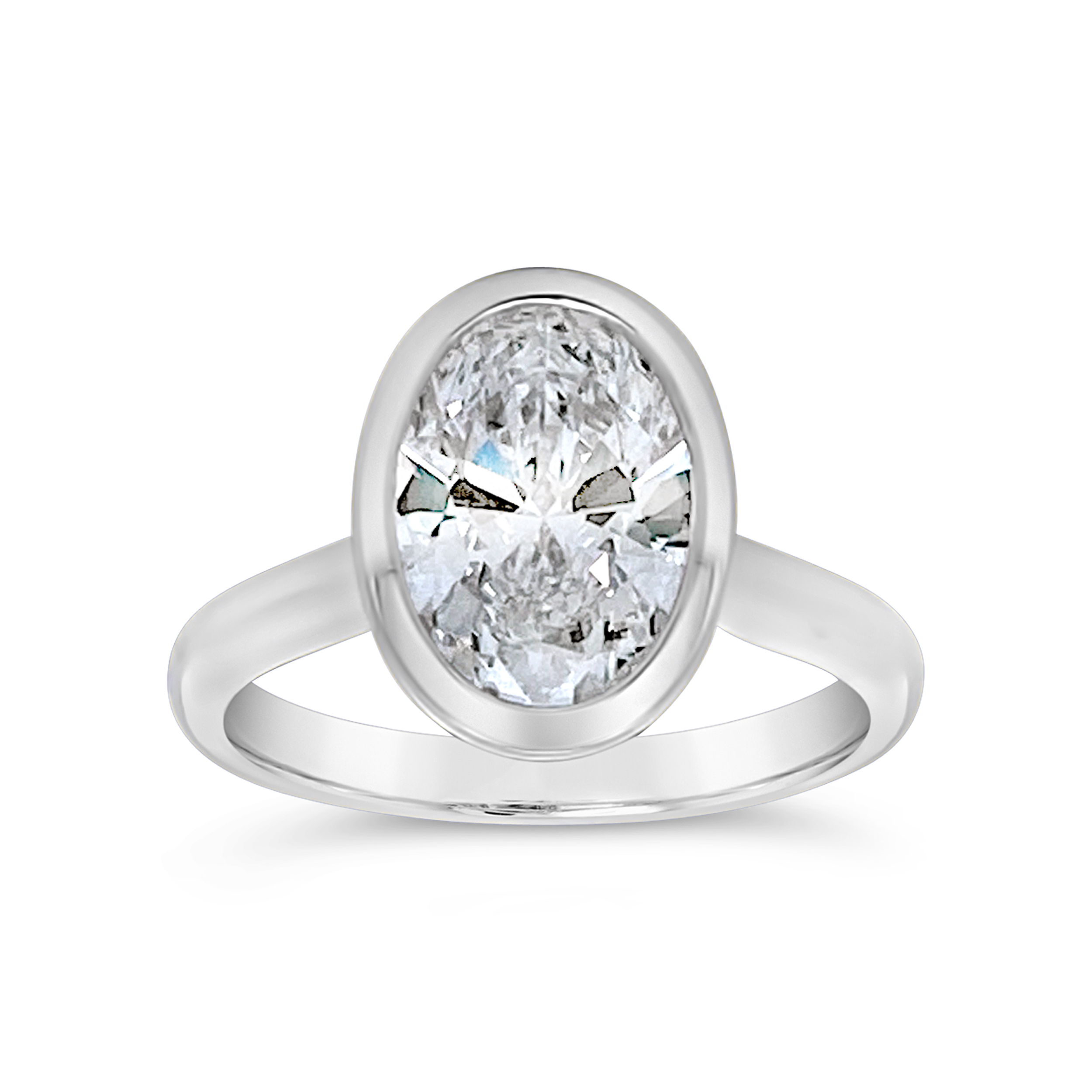 Yes by Martin Binder LAB-GROWN Oval Bezel Diamond Engagement Ring (2.52 ct. tw.)