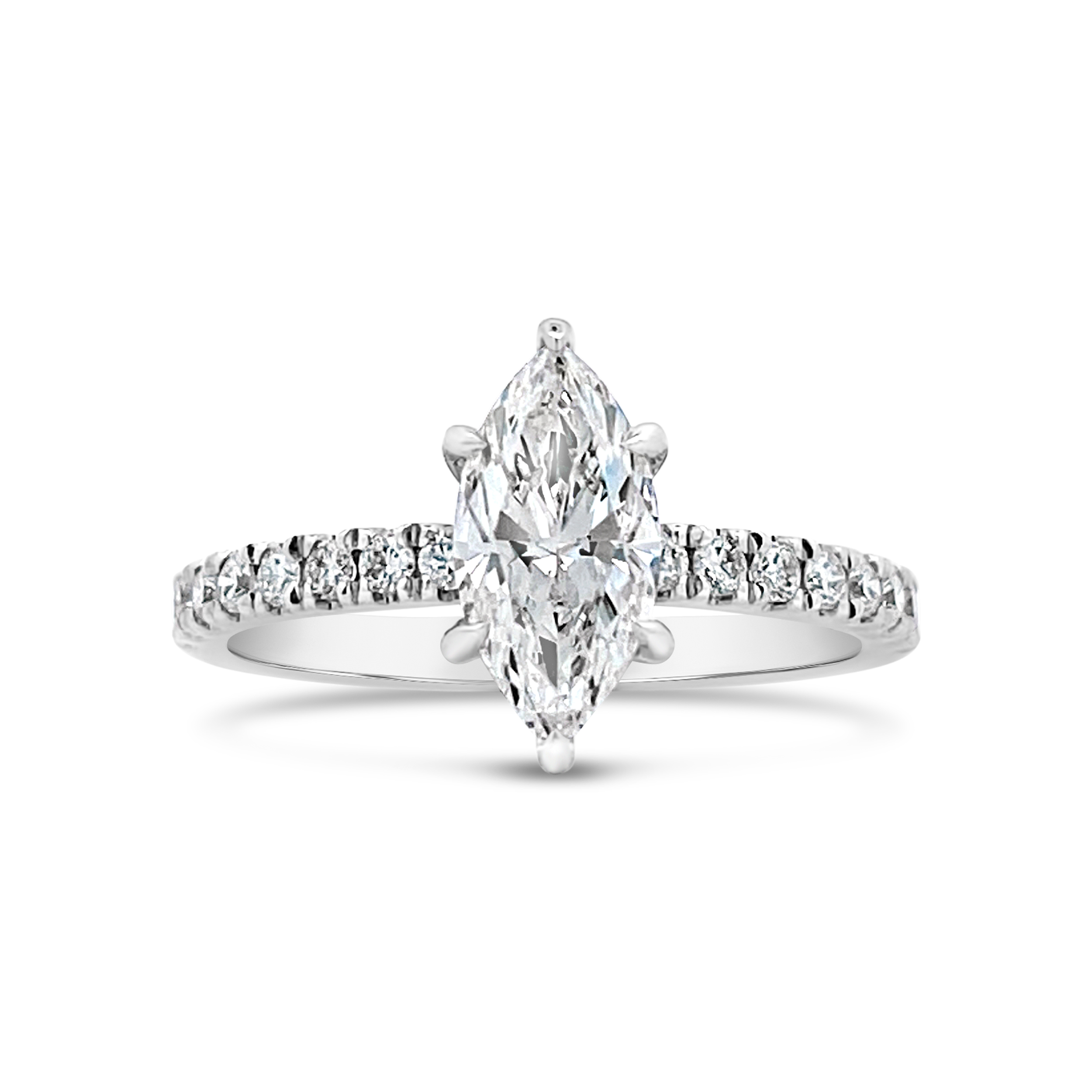Yes by Martin Binder Marquise Diamond Engagement Ring (1.32 ct. tw.)
