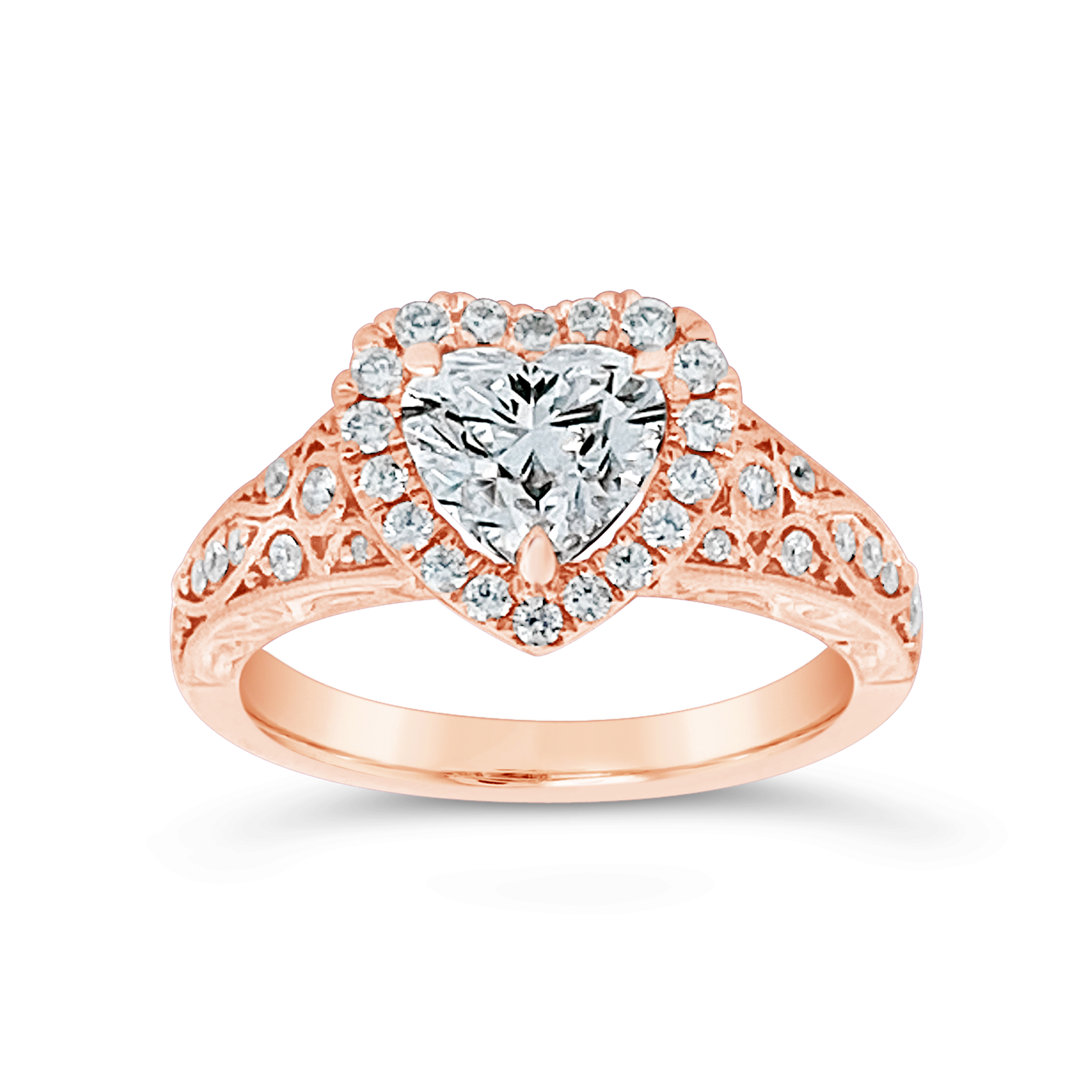Yes by Martin Binder LAB-GROWN Heart Diamond Engagement Ring (1.37 ct. tw.)