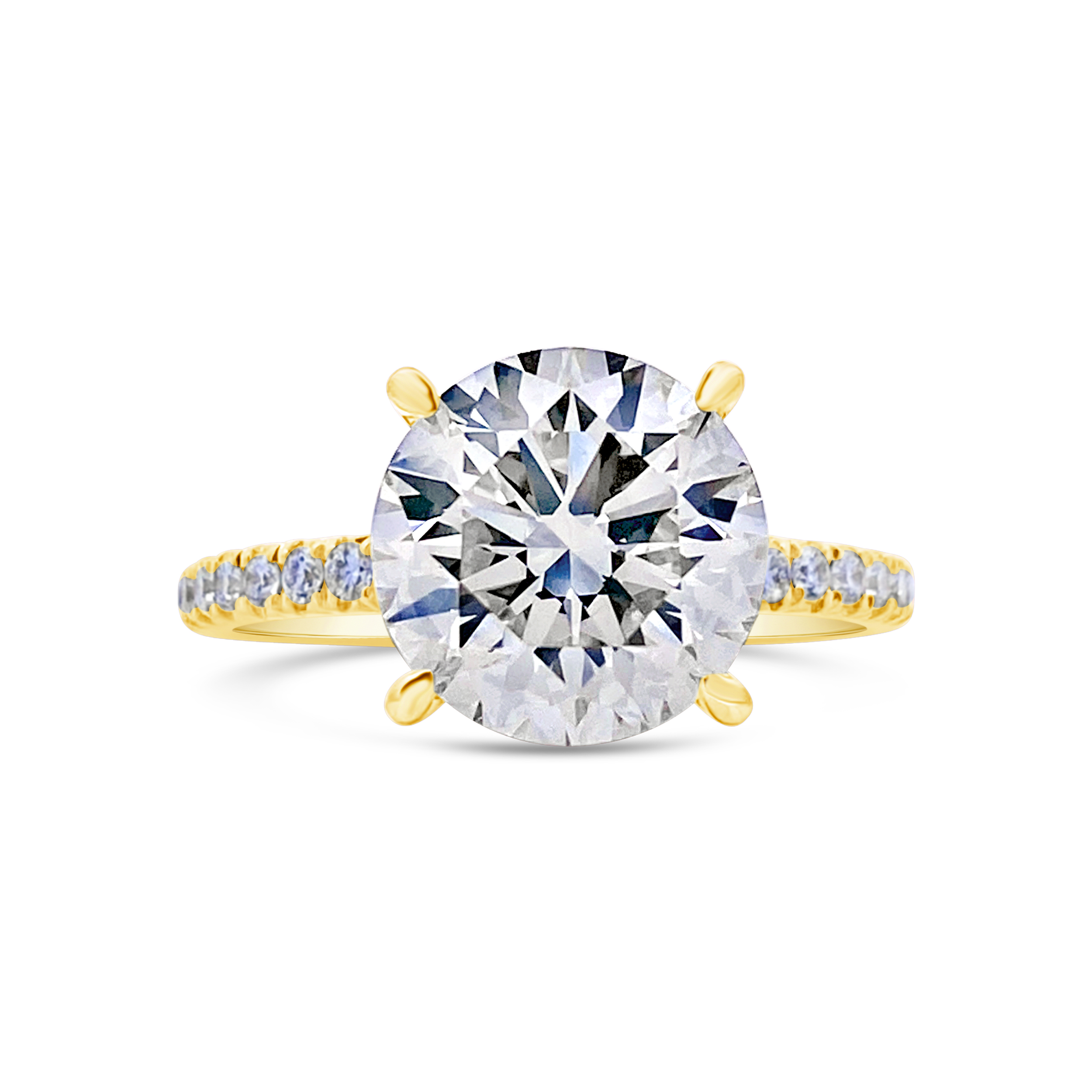 Yes by Martin Binder LAB-GROWN Round Diamond Engagement Ring (4.41 ct. tw.)