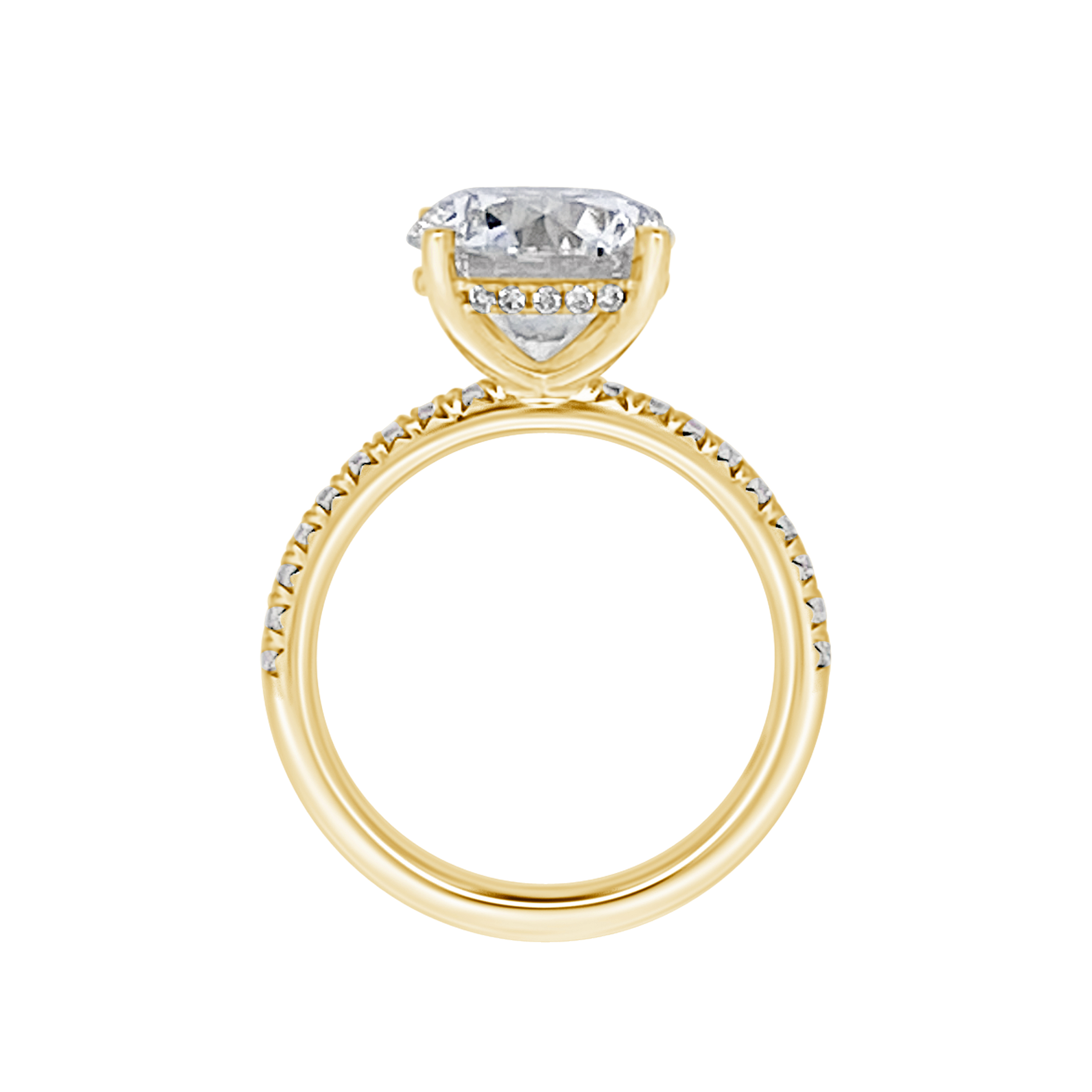 Yes by Martin Binder LAB-GROWN Round Diamond Engagement Ring (4.41 ct. tw.)