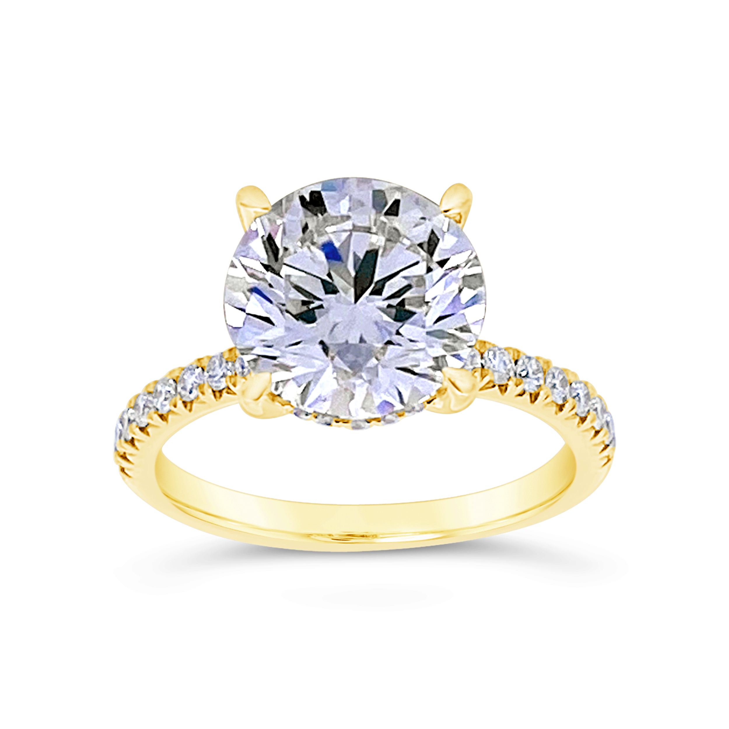 Yes by Martin Binder LAB-GROWN Round Diamond Engagement Ring (4.41 ct. tw.)