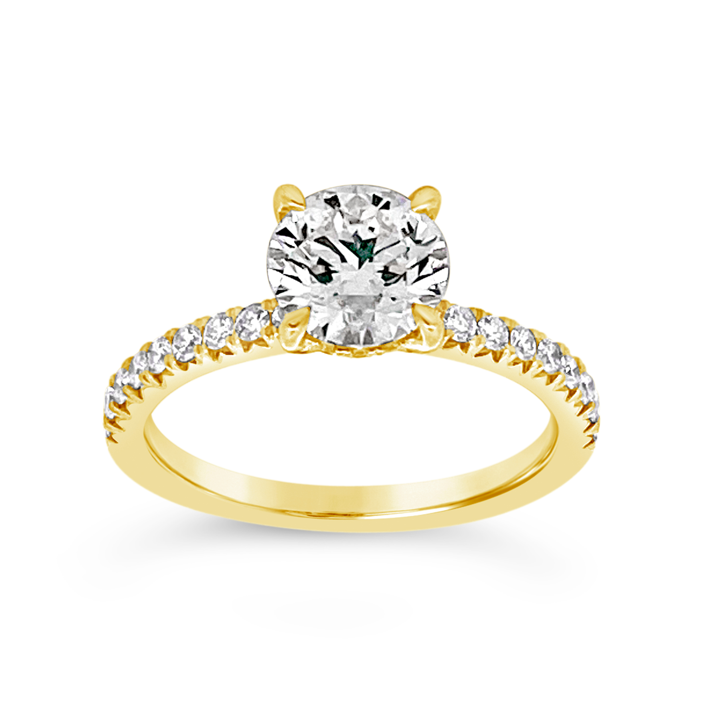 Yes by Martin Binder LAB-GROWN Round Diamond Engagement Ring (1.75 ct. tw.)