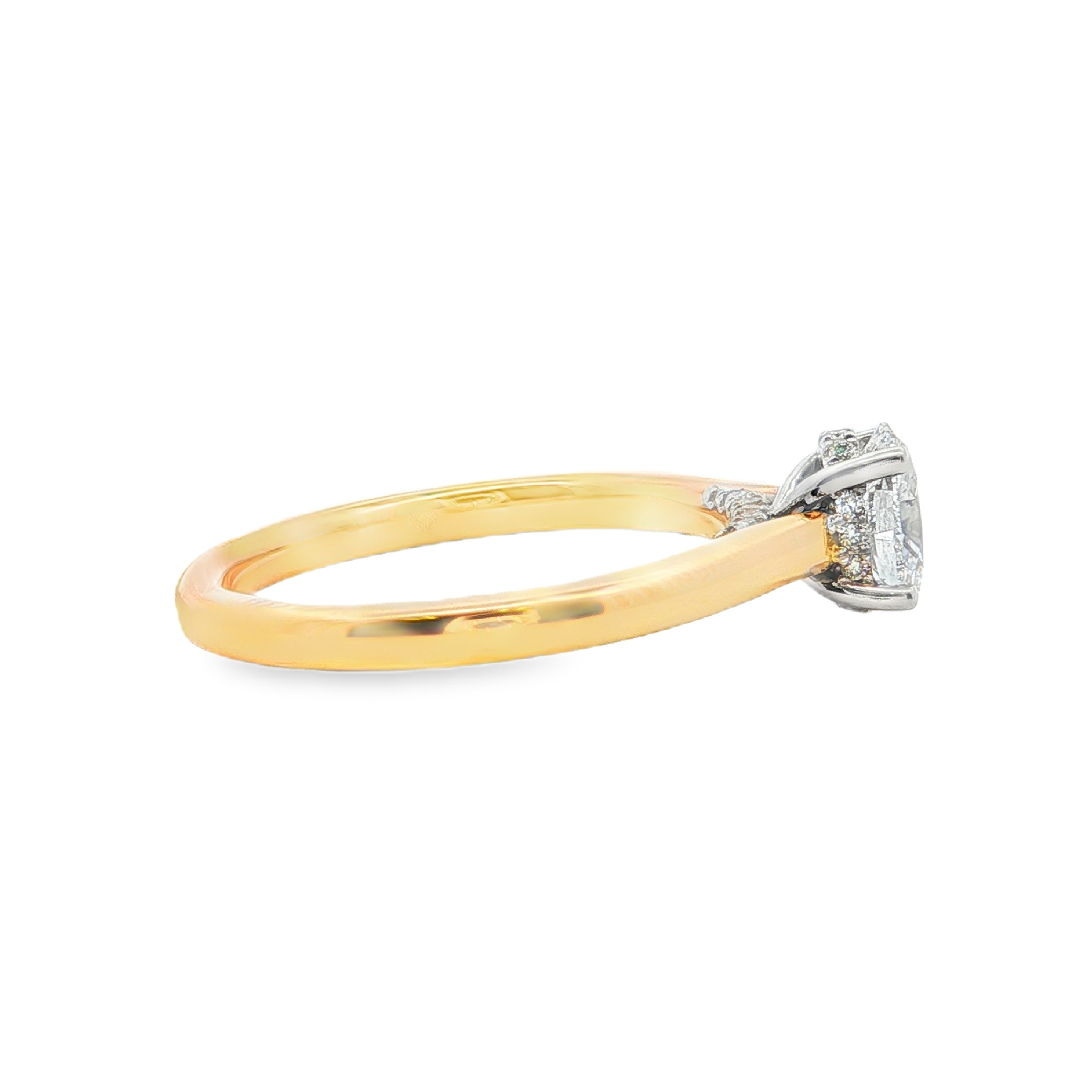 Yes by Martin Binder Oval Diamond Solitaire Engagement Ring (0.80 ct. tw.)