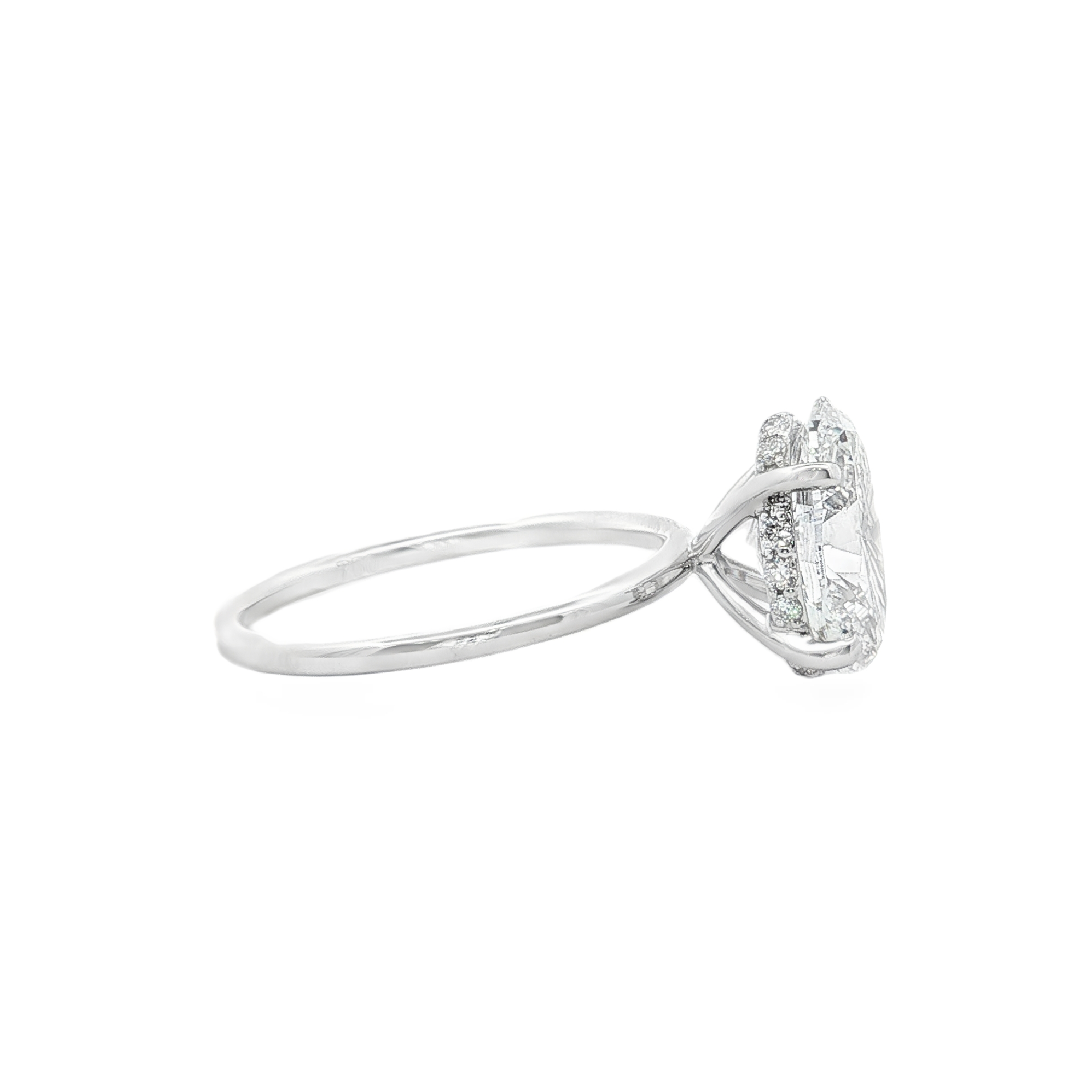 Yes by Martin Binder LAB-GROWN Oval Solitaire Diamond Engagement Ring (3.11 ct. tw.)