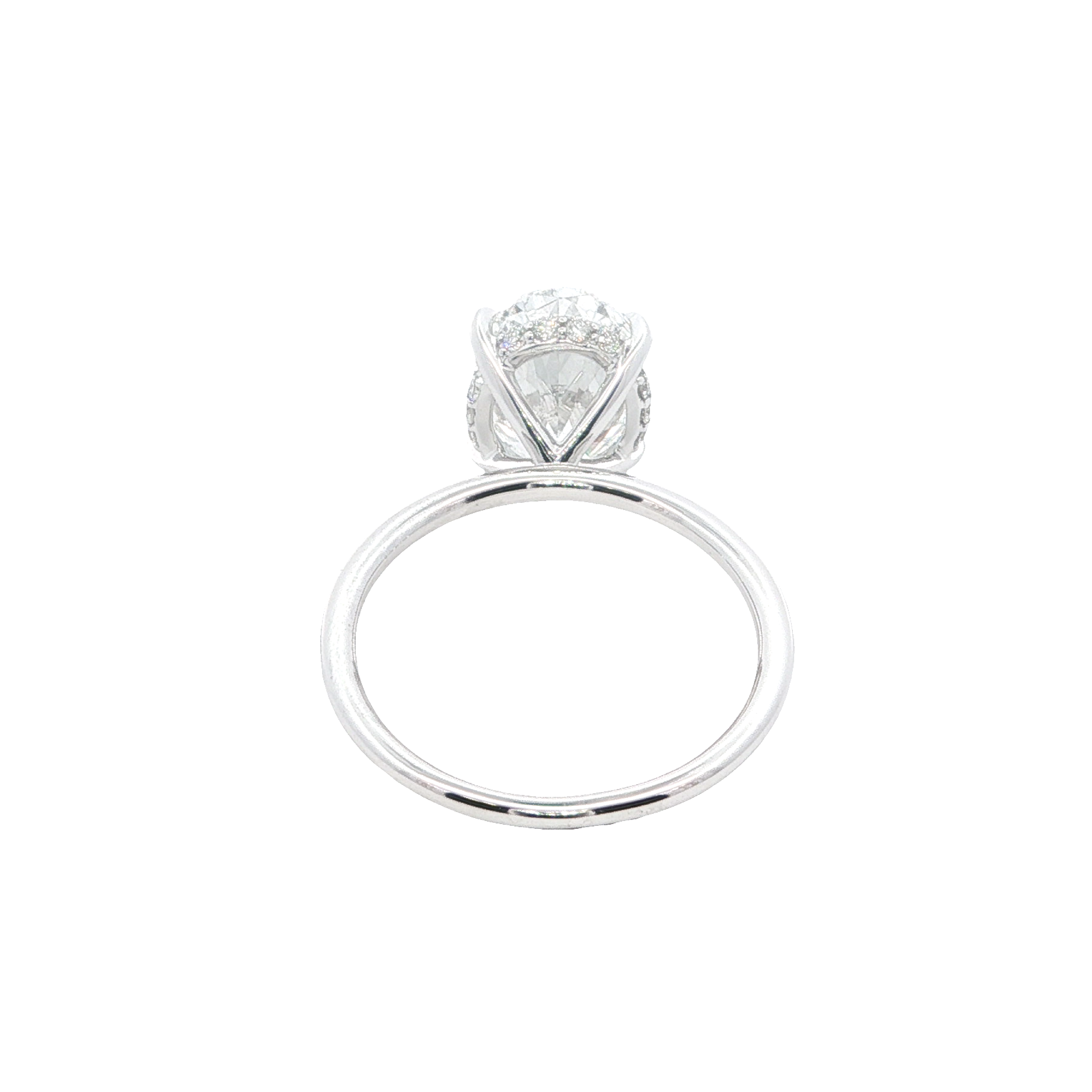 Yes by Martin Binder LAB-GROWN Oval Solitaire Diamond Engagement Ring (3.11 ct. tw.)