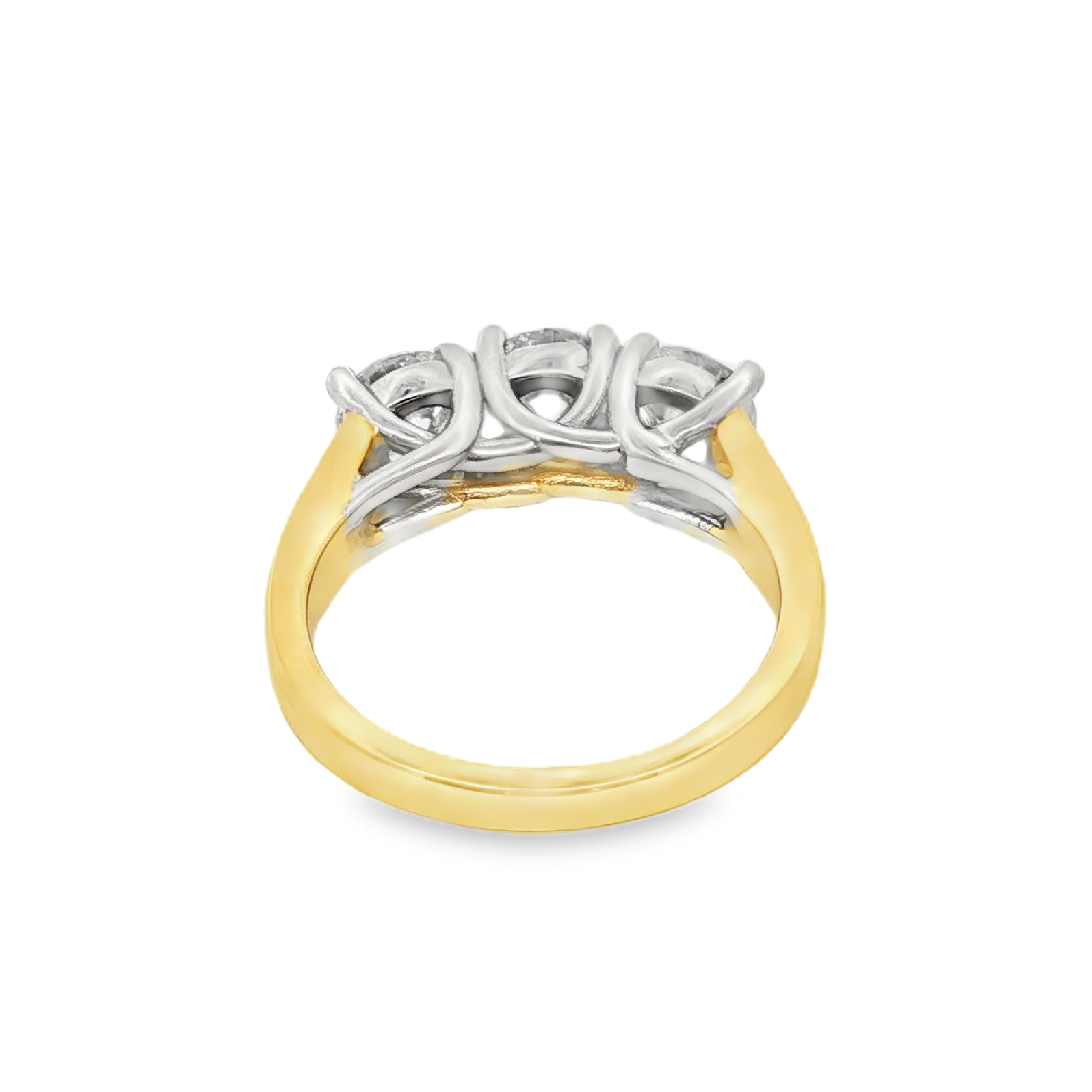 Yes by Martin Binder Three Stone Round Diamond Engagement Ring (2.10 ct. tw.)