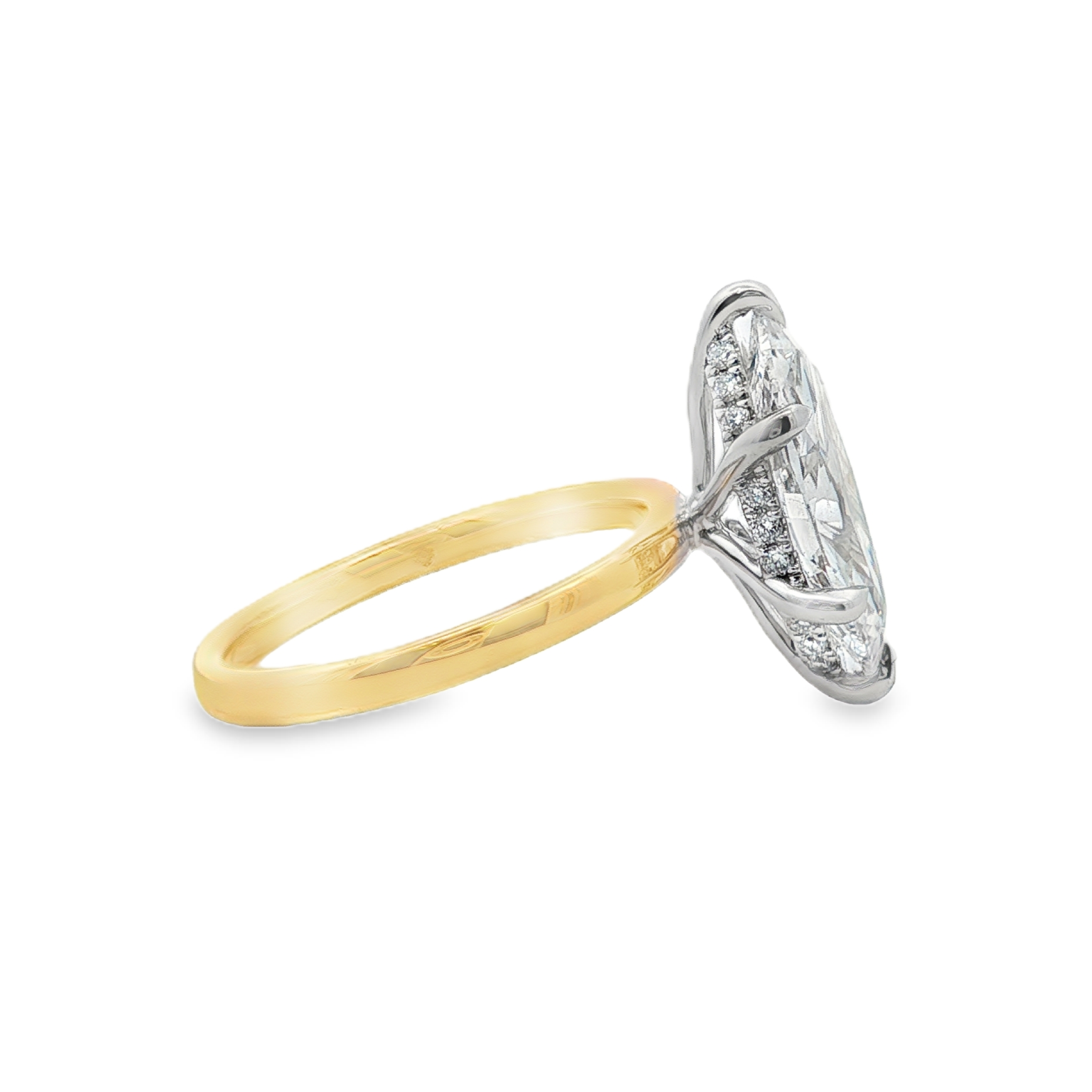 Yes by Martin Binder LAB-GROWN Marquise Solitaire Diamond Engagement Ring (3.10 ct. tw.)