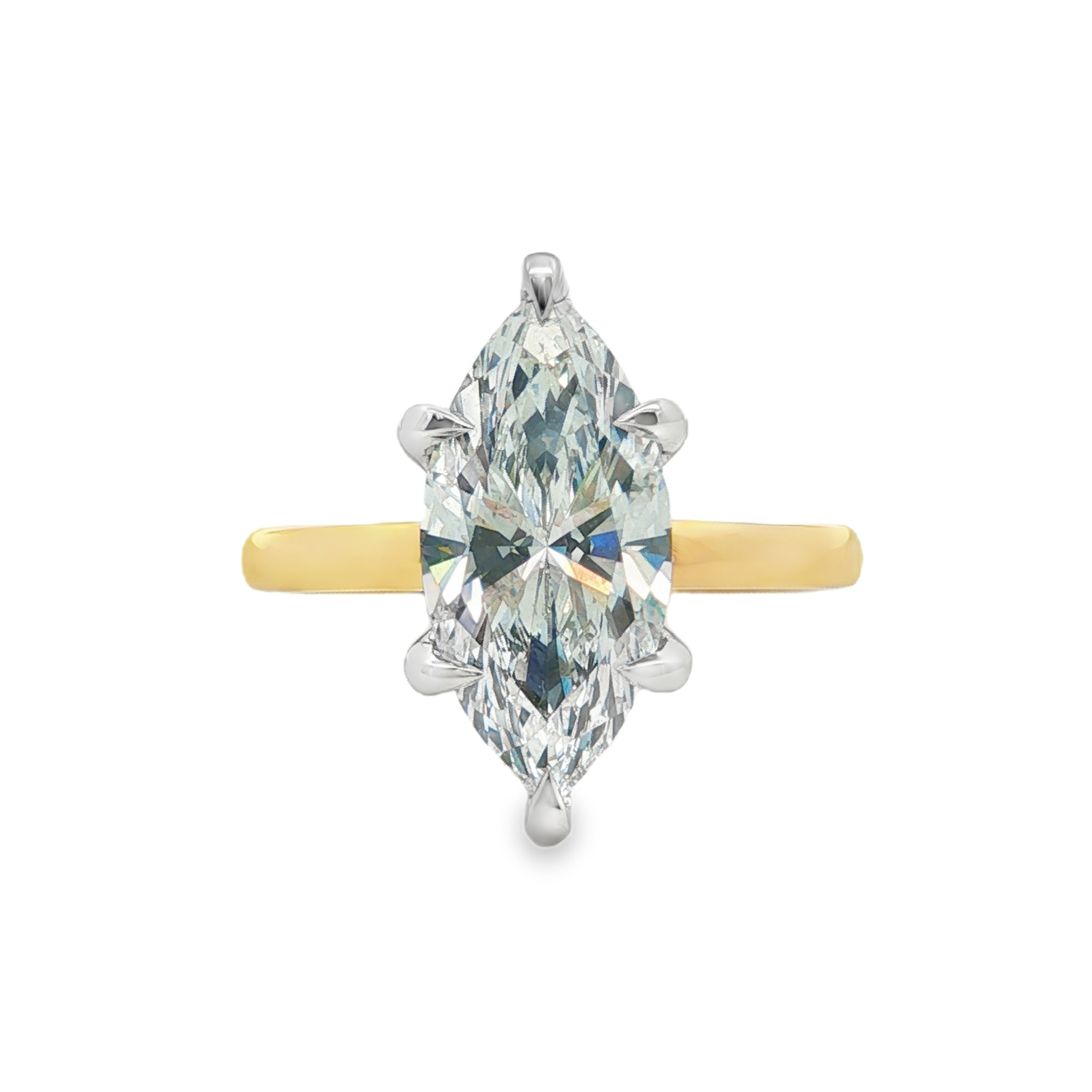 Yes by Martin Binder LAB-GROWN Marquise Solitaire Diamond Engagement Ring (3.10 ct. tw.)